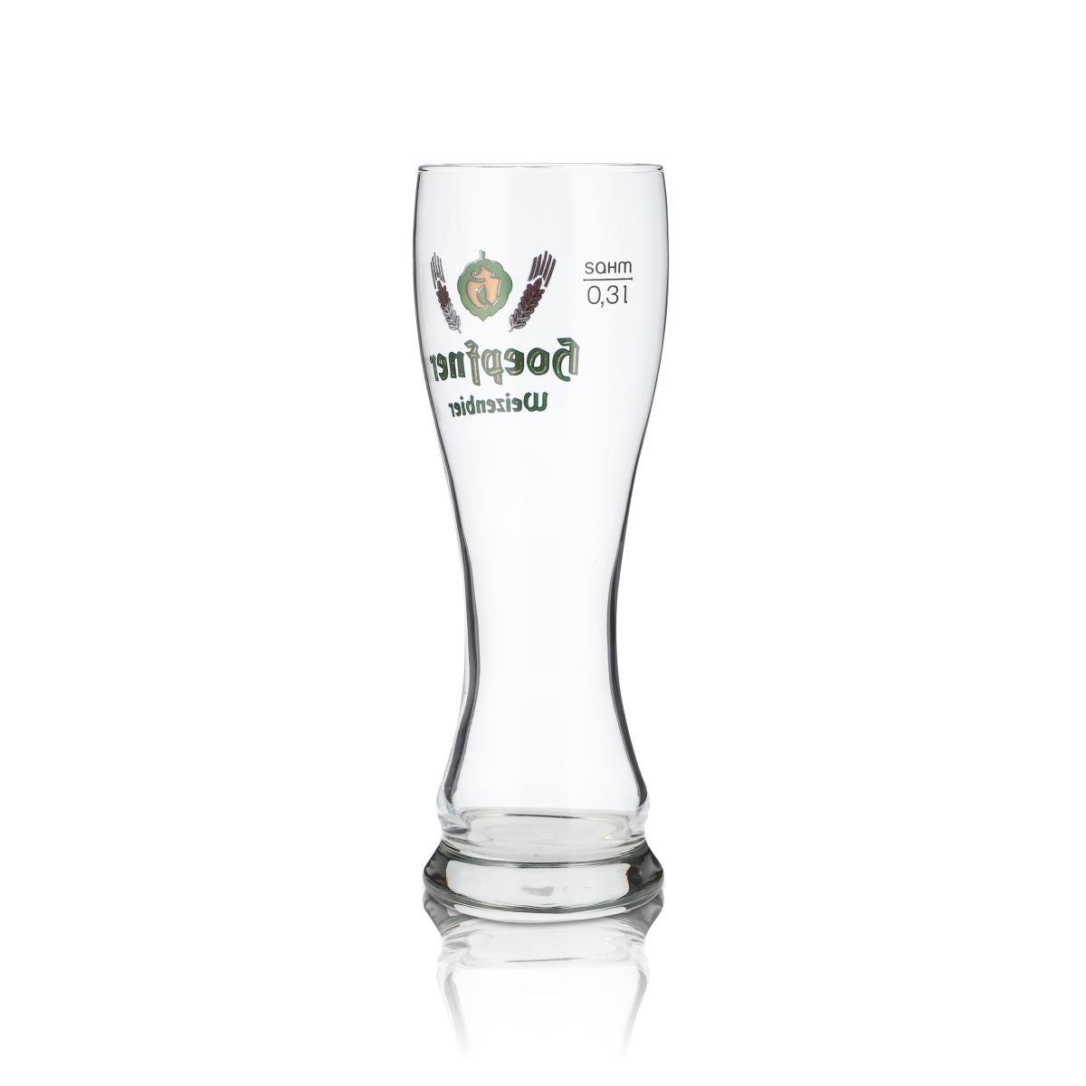 6x Höpfner Glas 0,3l Weißbierglas Hefweizen Gläser Set Brauerei Karlsruhe – Ansicht 3