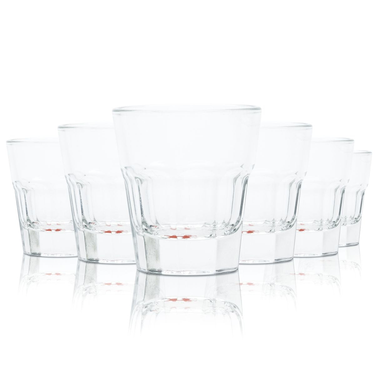 6x Horse With No Name Whiskey Glas 4cl Shotglas Stamperglas Kurze Gläser Set