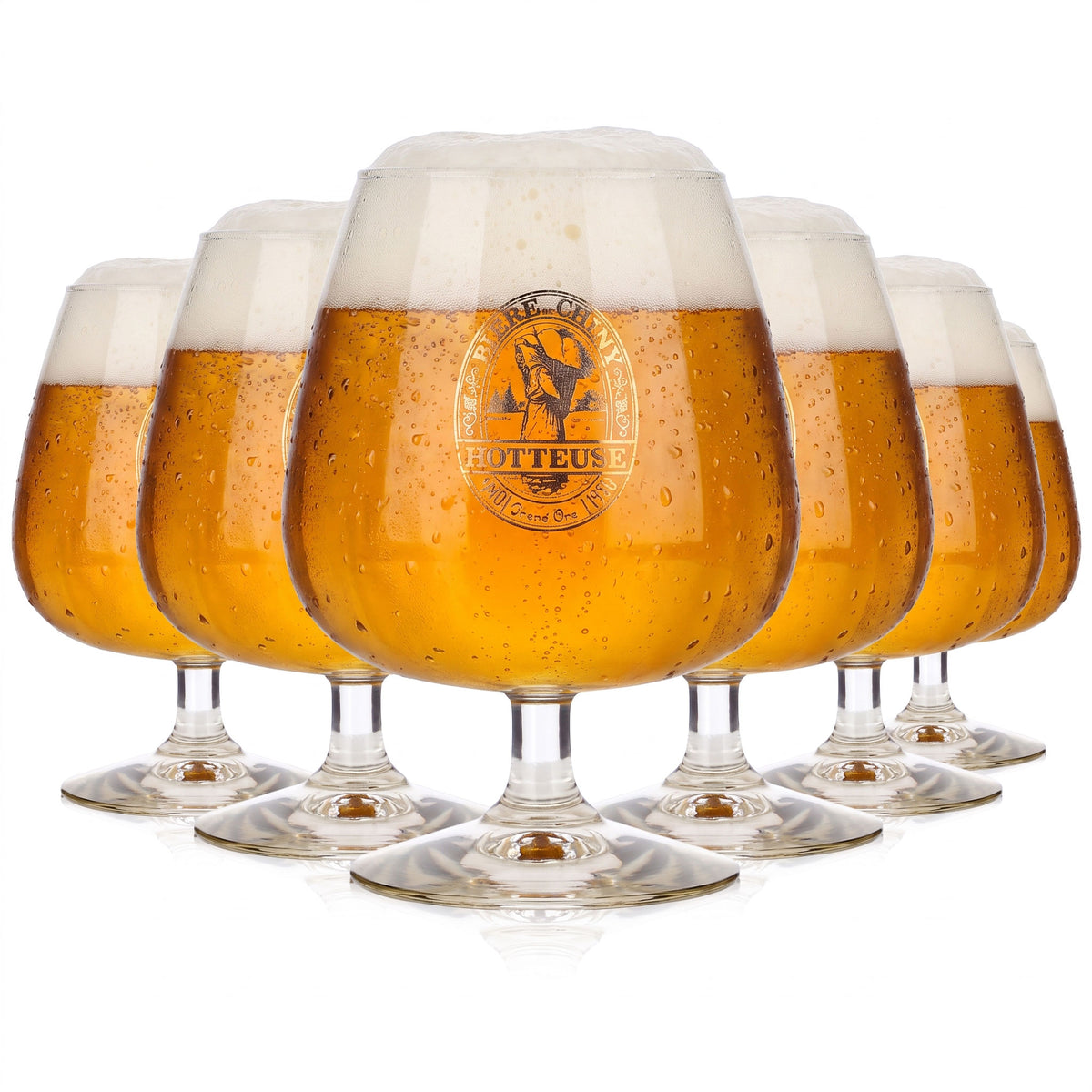 6x Hotteuse Bier Glas 0,5l Schwenker Biergläser Chiny Durobor Bierglas 6er Set