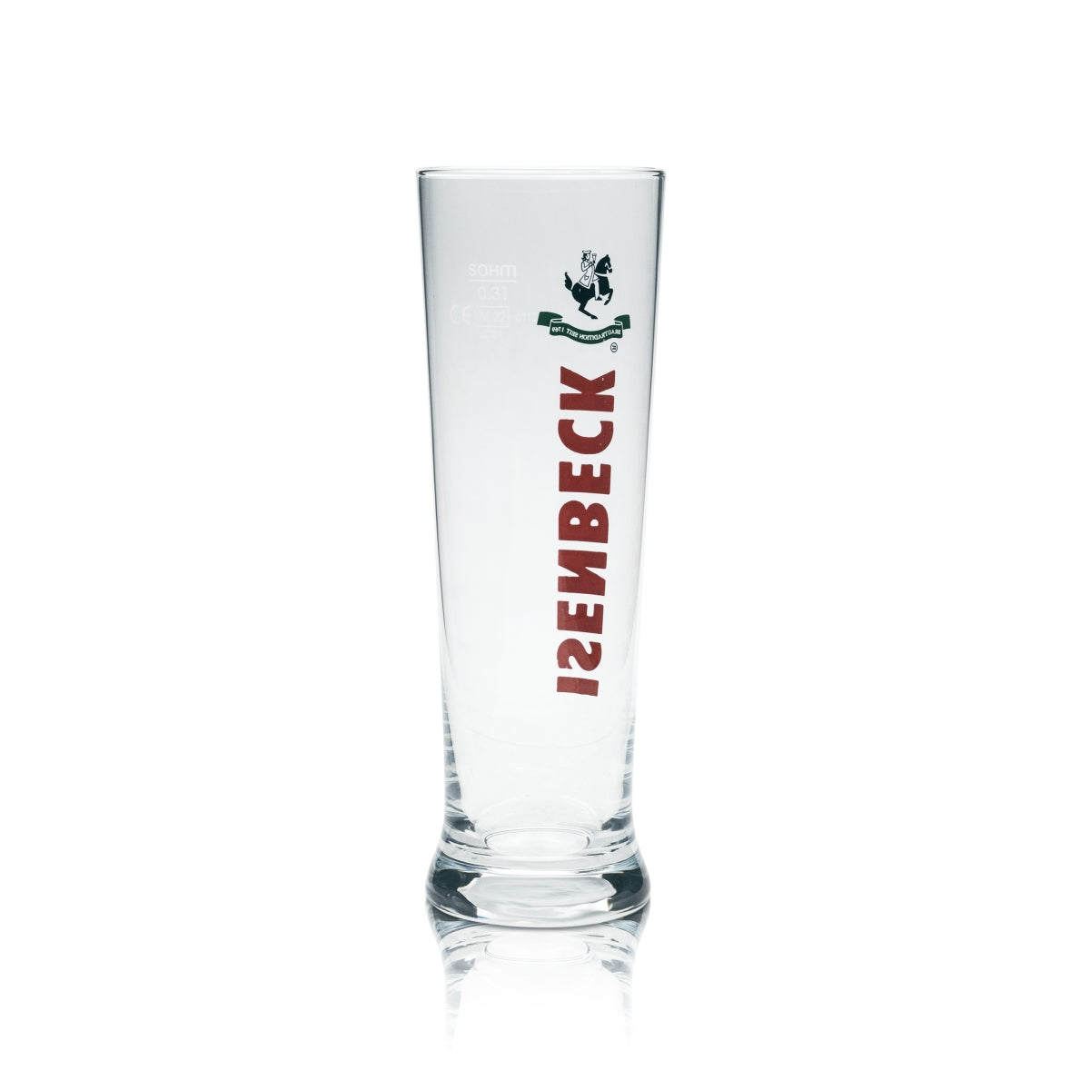 6x Isenbeck Bier Glas 0,3l Kaspar Becher Sahm Pils Flöte Gläser Stange Brauerei – Ansicht 3
