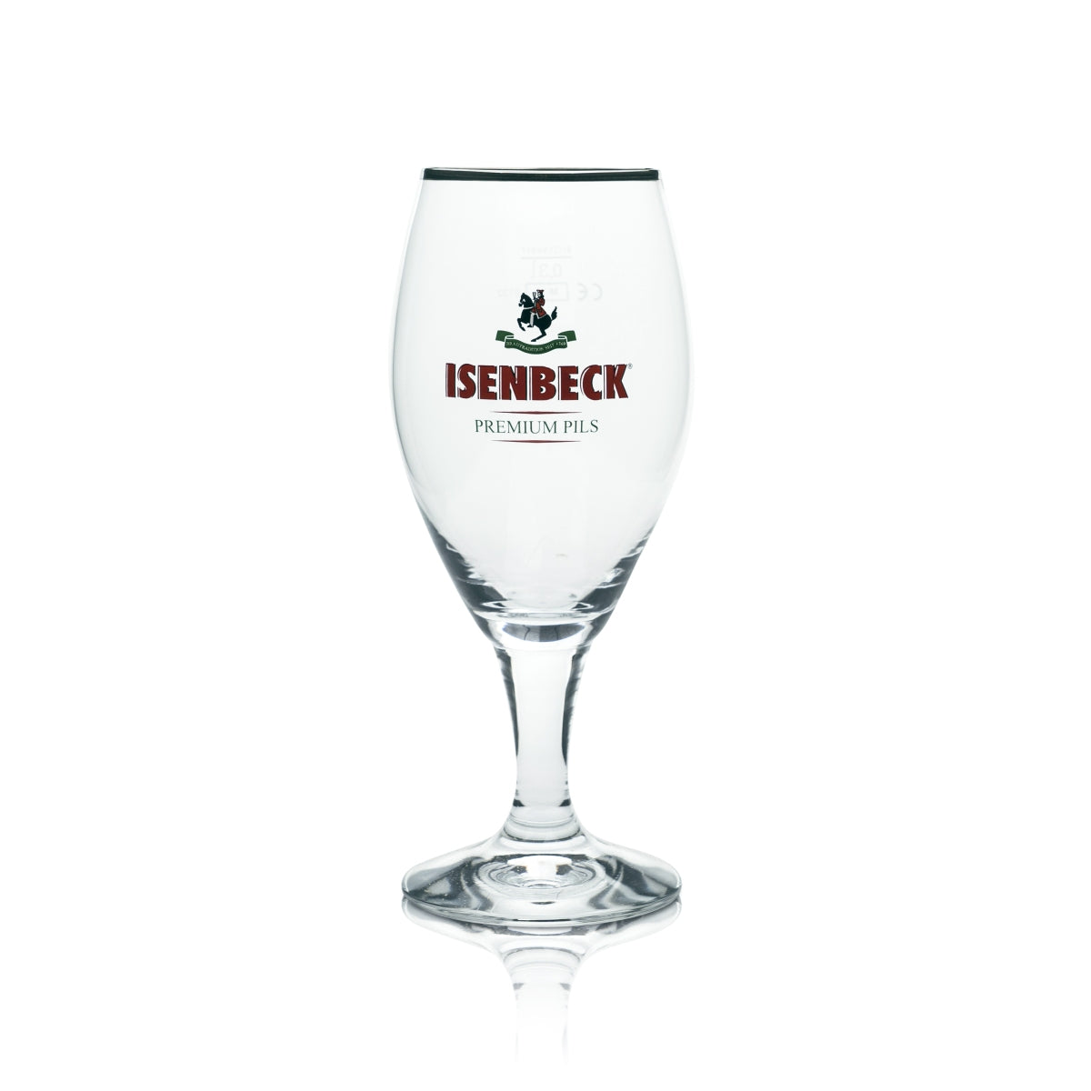 6x Isenbeck Bier Glas 0,3l Pils Tulpen Pokal Goldrand Ritzenhoff Gläser Beer – Ansicht 2