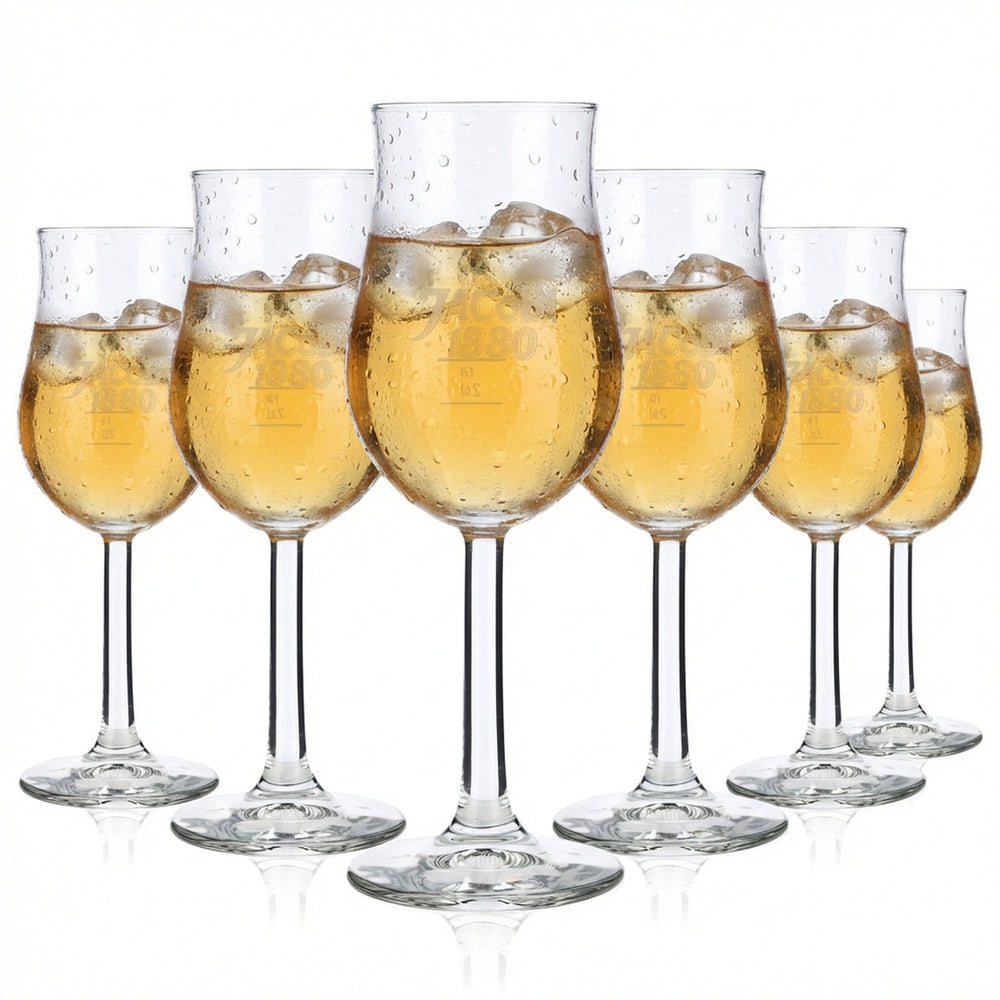 6x Jacobi Weinbrand Glas 4cl Gläser Tastinglas Nosingglas