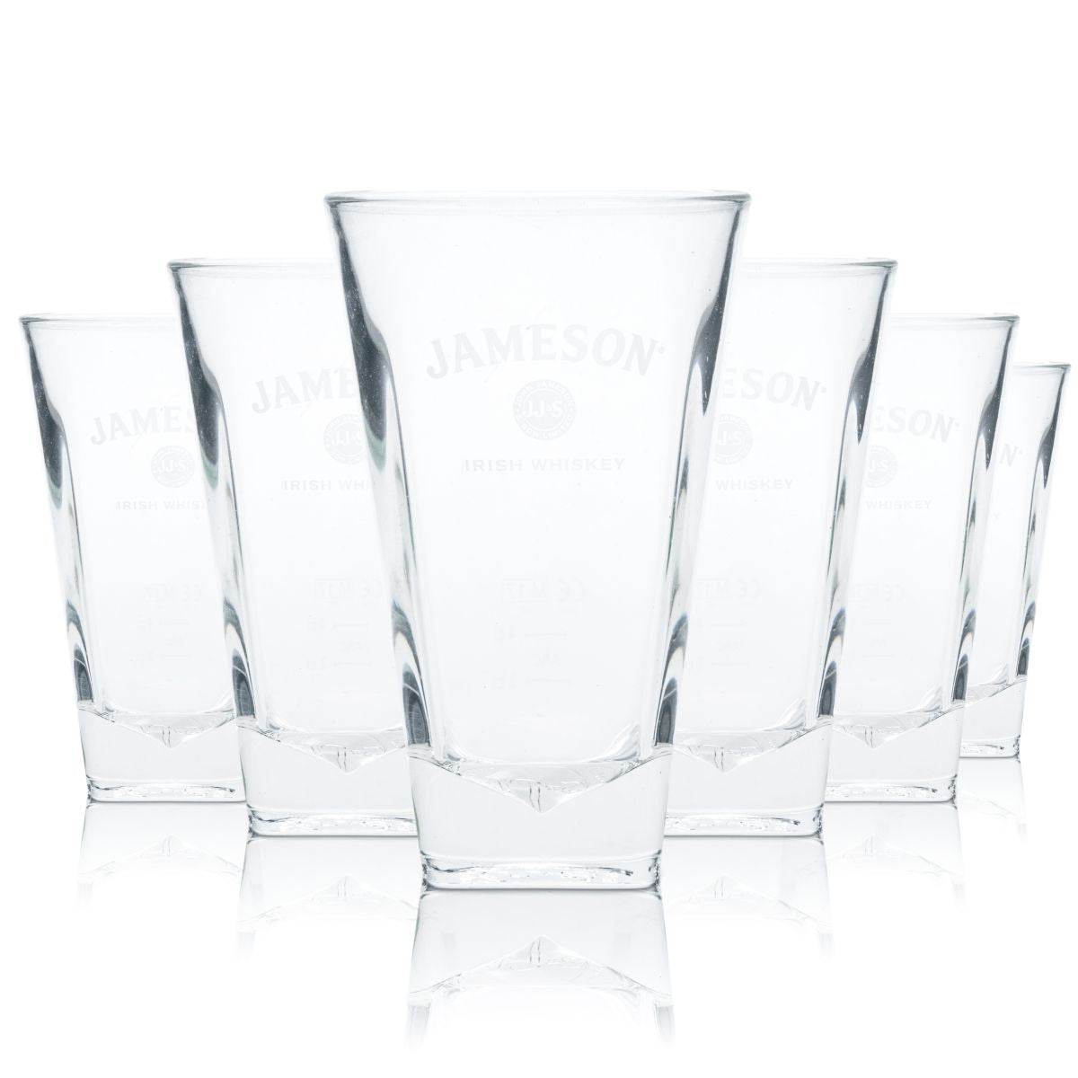 6x Jameson Glas 0,35l Longdrinkglas Tumblerglas Gläser Set Whiskey B-Ware