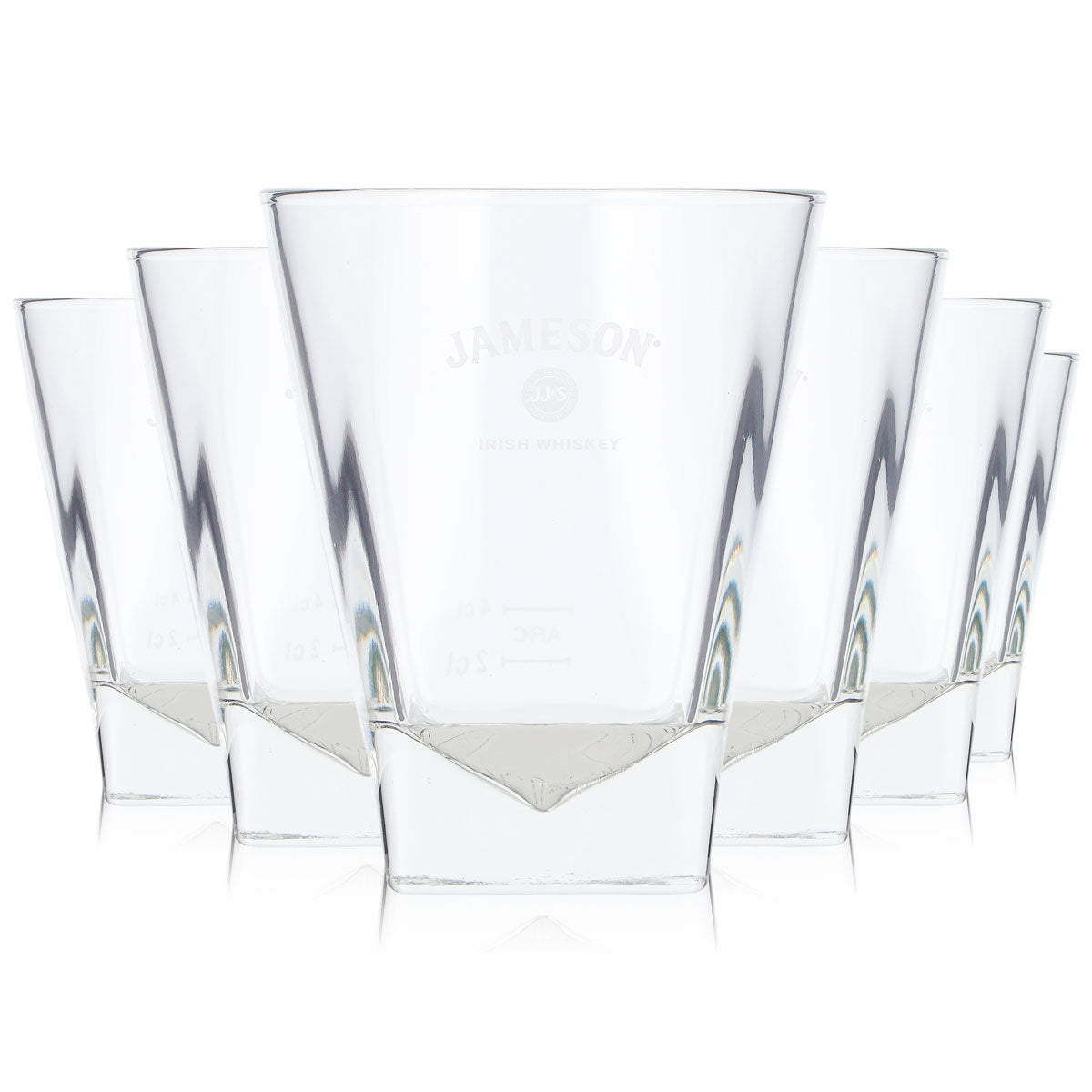 6x Jameson Whiskey Glas 2cl + 4cl Tumbler irish Whiskey ARC Whiskyglas (6er Set)