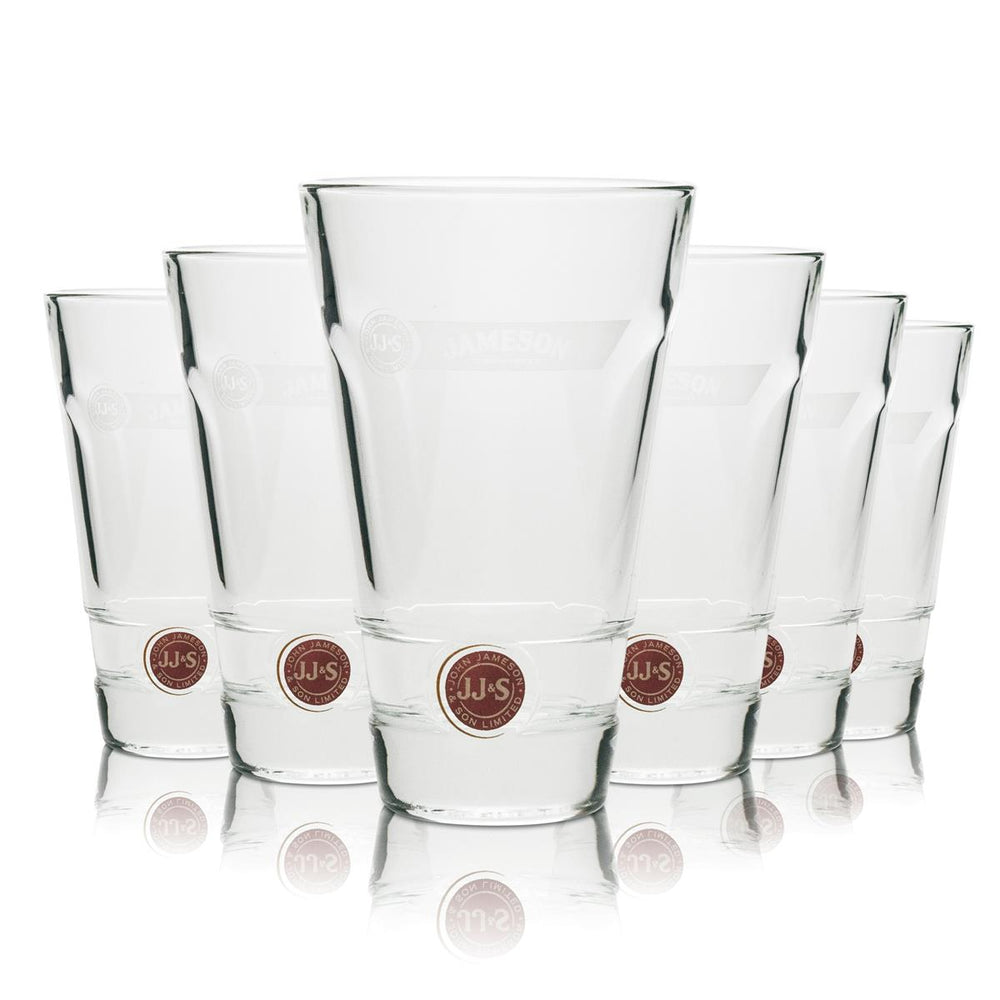 6x Jameson Whiskey Glas Longdrink 32cl stapelbar