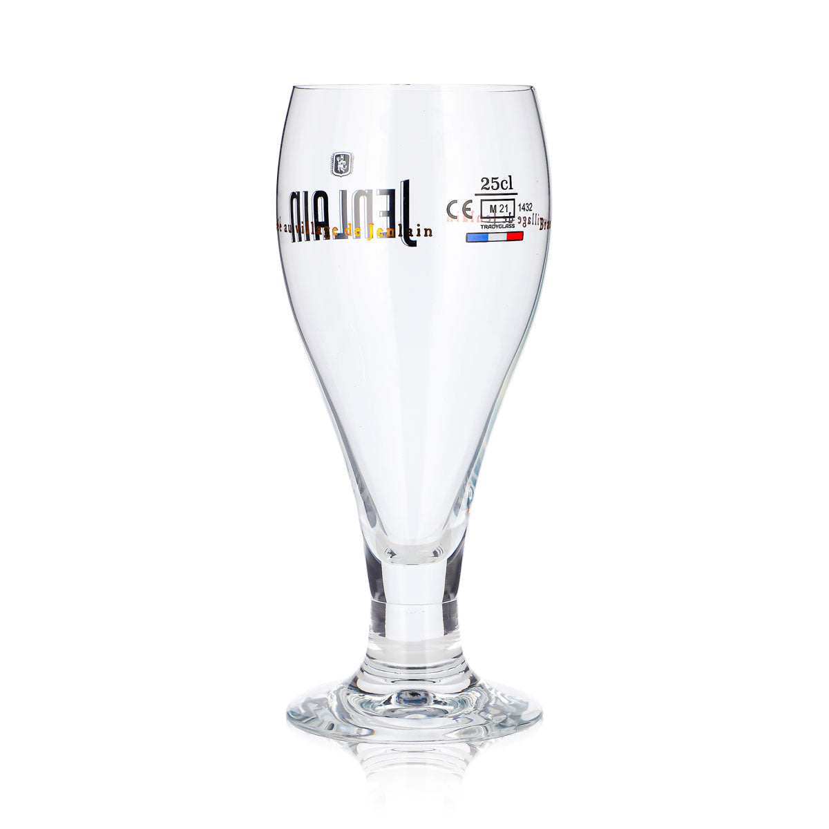6x Jenlain Bier Glas 0,25l Pokal au Village de Jenlain Schwarze (6er Set) – Ansicht 5