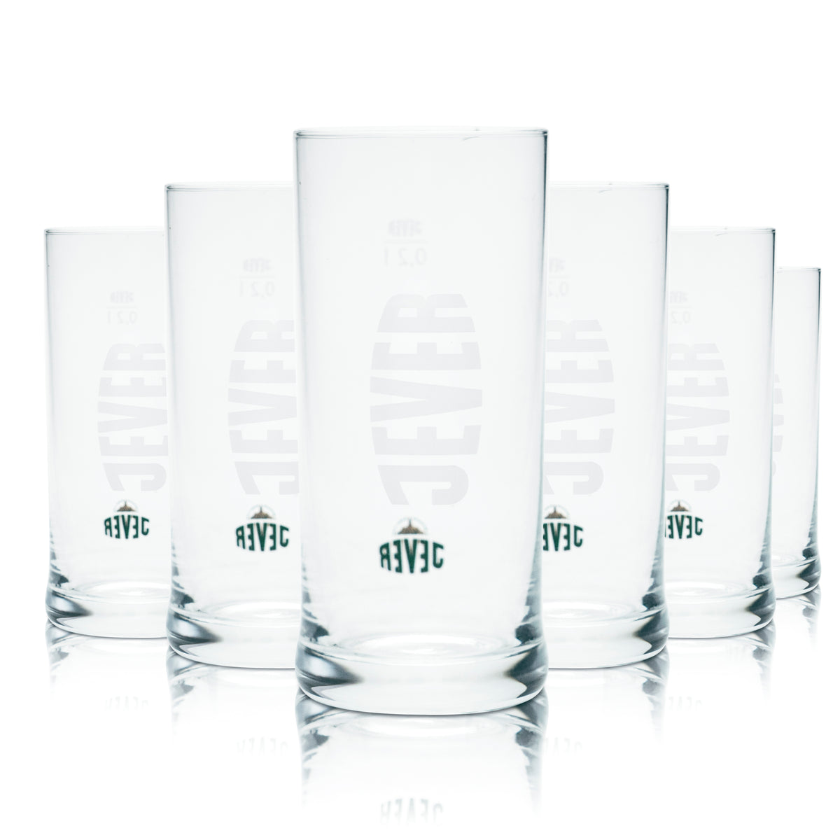 6x Jever Glas 0,2l Bier Gläser Becher Stange Geeicht Gastro Pils Fries Herb Bar – Ansicht 4