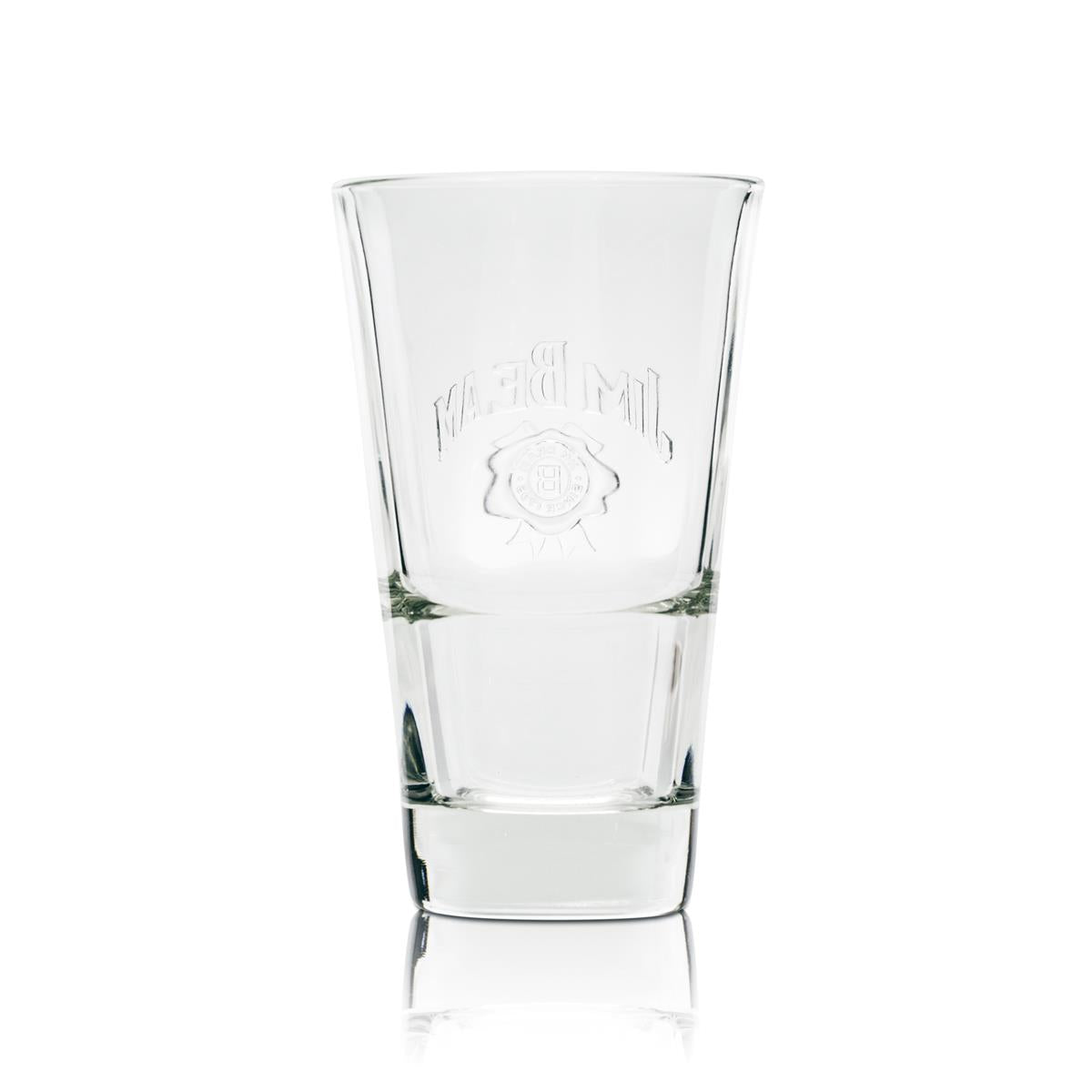6x Jim Beam Glas 340 ml Stapelbar Longdrink Whiskey Kontur Gläser Geeicht Gastro – Ansicht 4