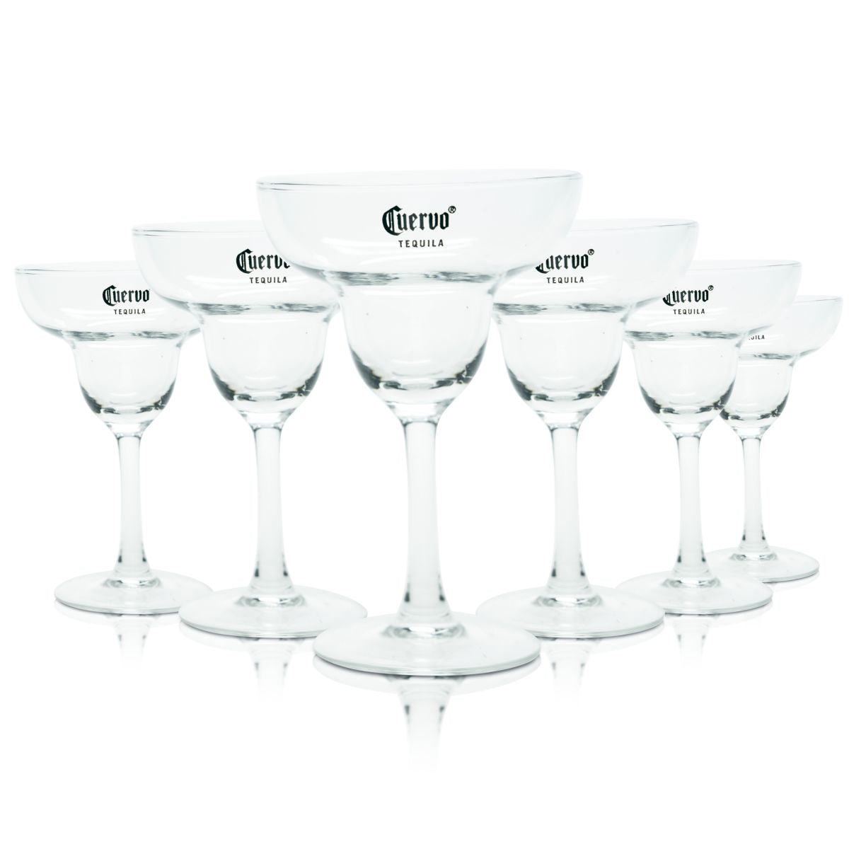 6x Jose Cuervo Glas 0,27l Margaritagläser Martinischale Capirinhagläser Cocktail