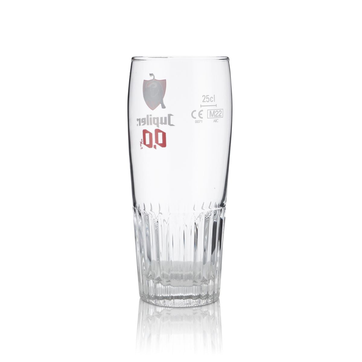 6x Jupiler Glas 0,25l Bierglas Pokalglas 0,0% Konturglas Gläser Set Brauerei – Ansicht 3