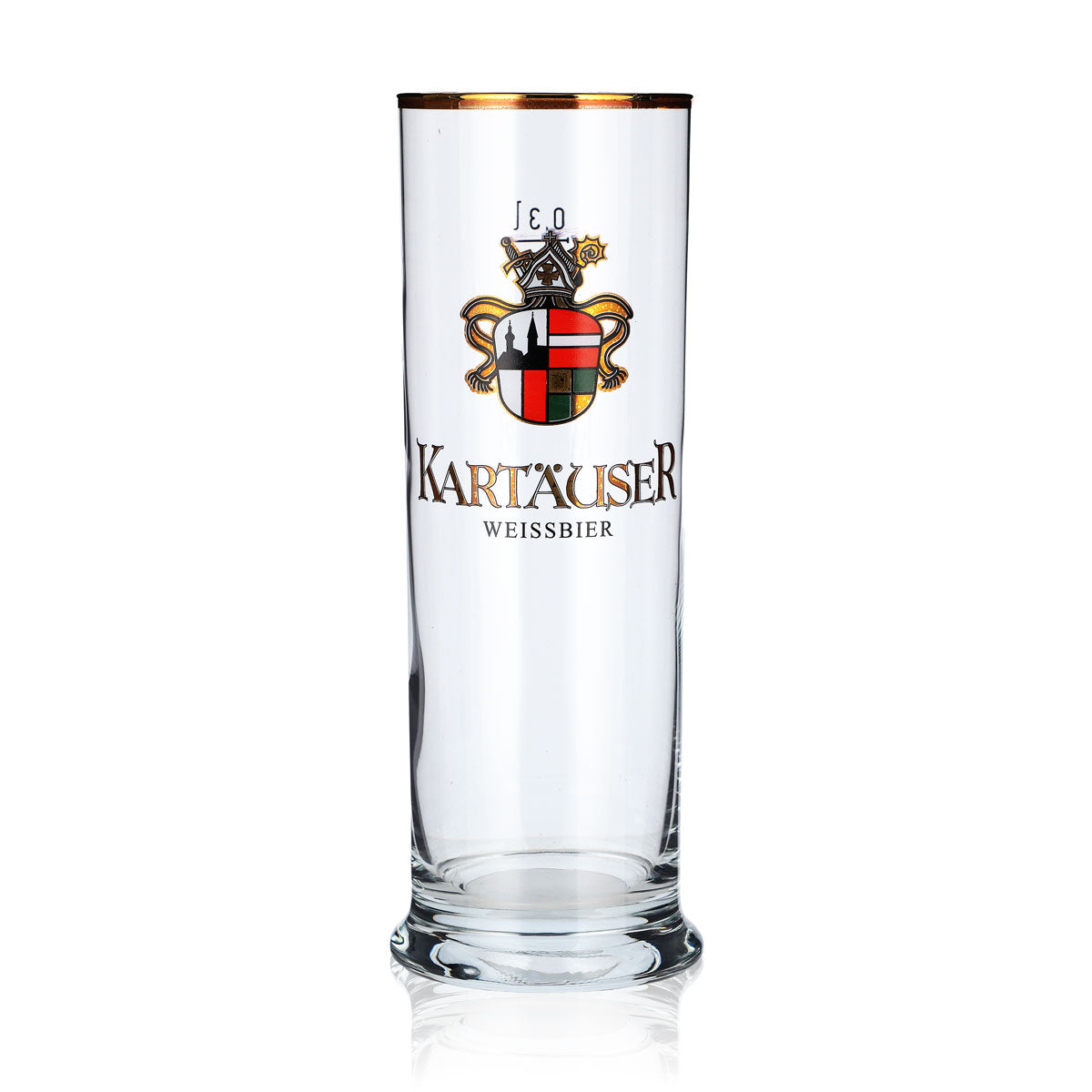 6x Kartäuser Bier Glas 0,3l Becher Goldrand Rastal Bierglas Bierkrug (6er Set) – Ansicht 2