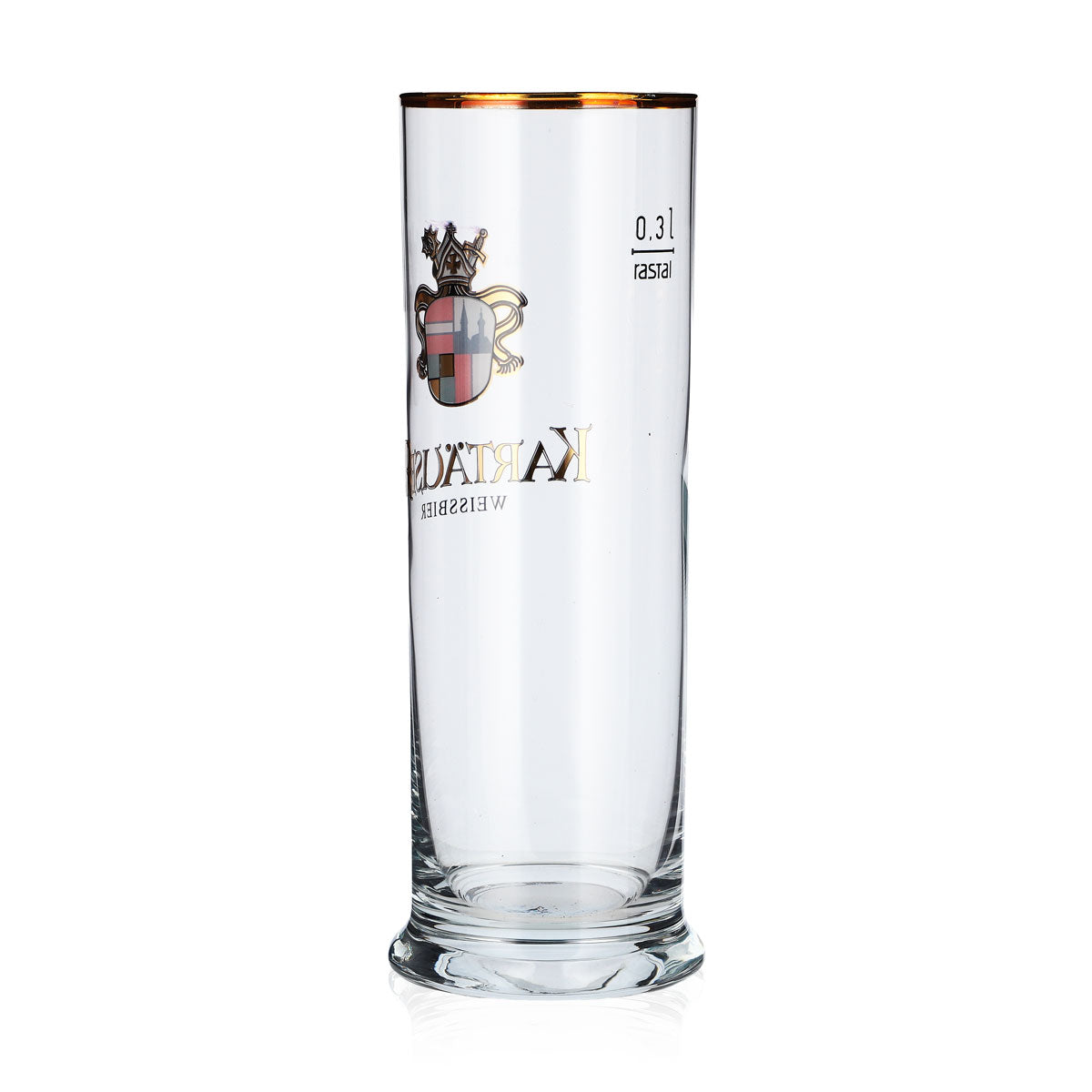 6x Kartäuser Bier Glas 0,3l Becher Goldrand Rastal Bierglas Bierkrug (6er Set) – Ansicht 4
