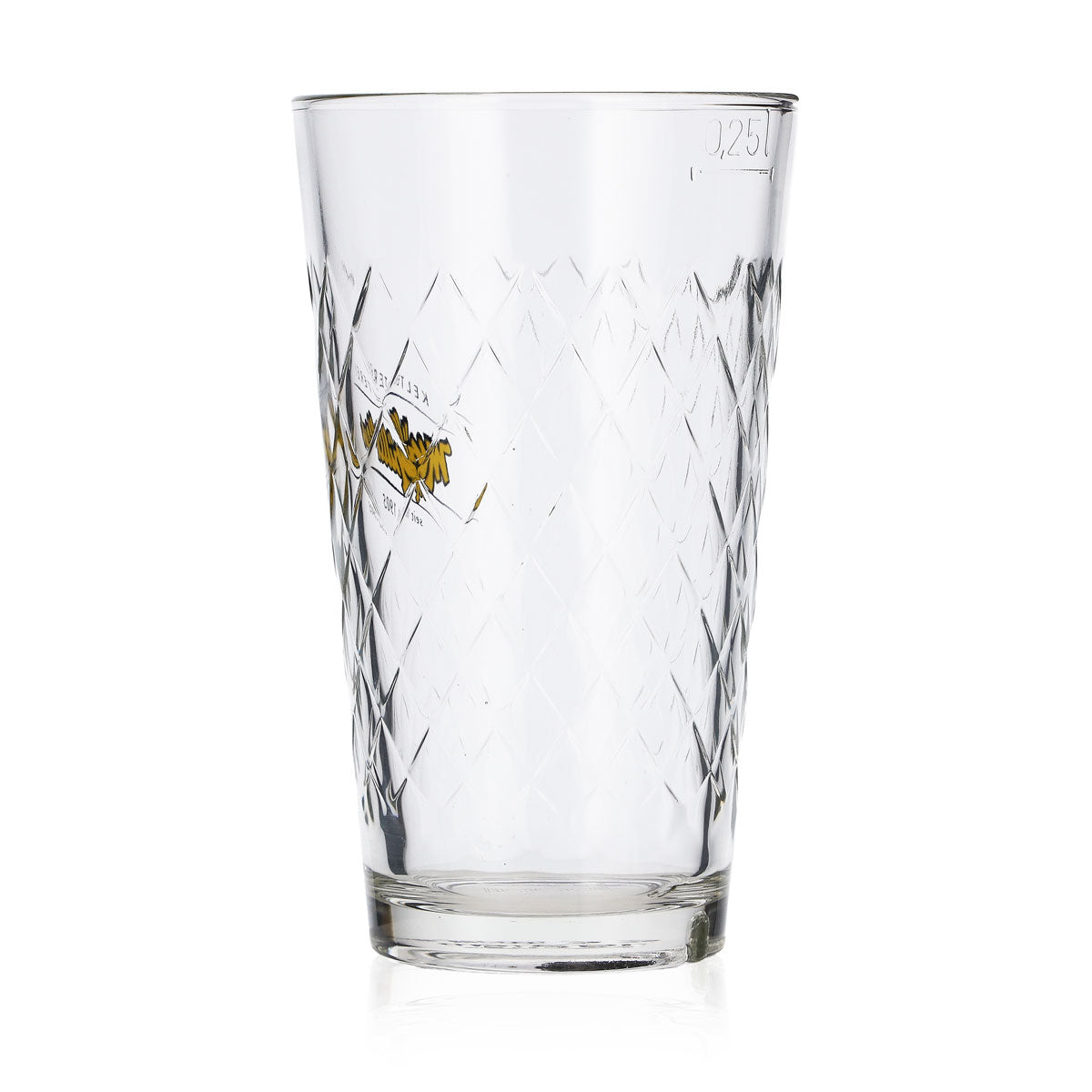 6x Kelterei Müller Glas 0,25l Apfelwein Becher Gläser Set Edle Relief Glaskontur – Ansicht 5