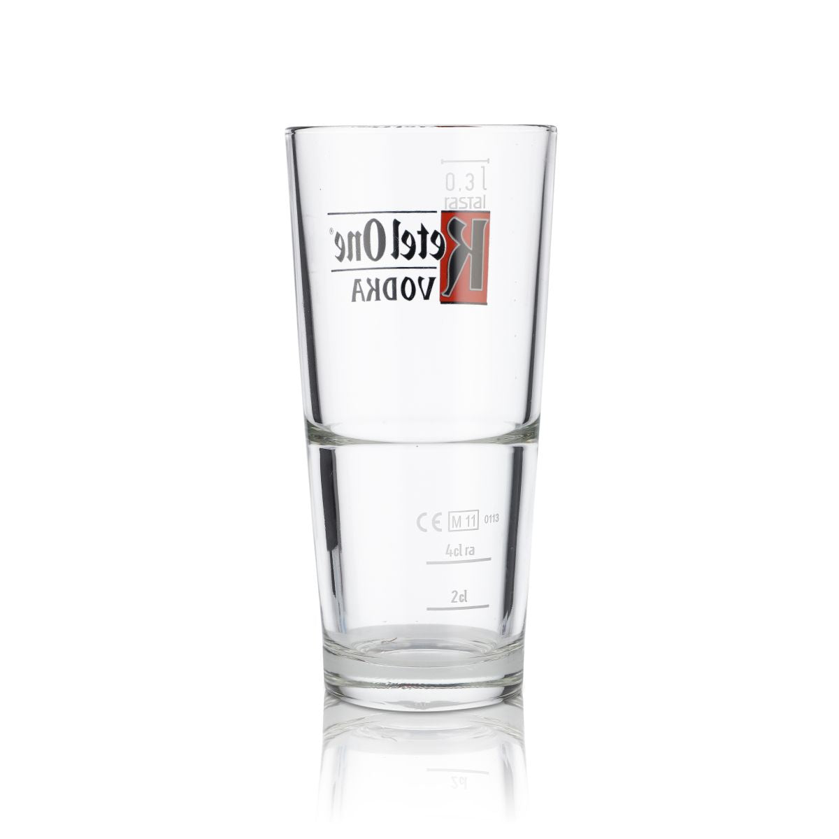 6x Ketel One Vodka Glas Shotgläser Vodka Longdrinkglas Stapelglas 2cl/ 4cl 0,3l – Ansicht 3
