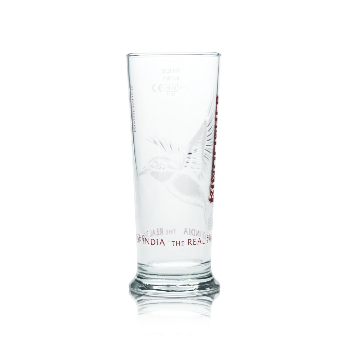 6x Kingfisher Bier Glas Half Pint 0,25l Pokal Becher Tulpe Gläser India Beer IPA – Ansicht 3