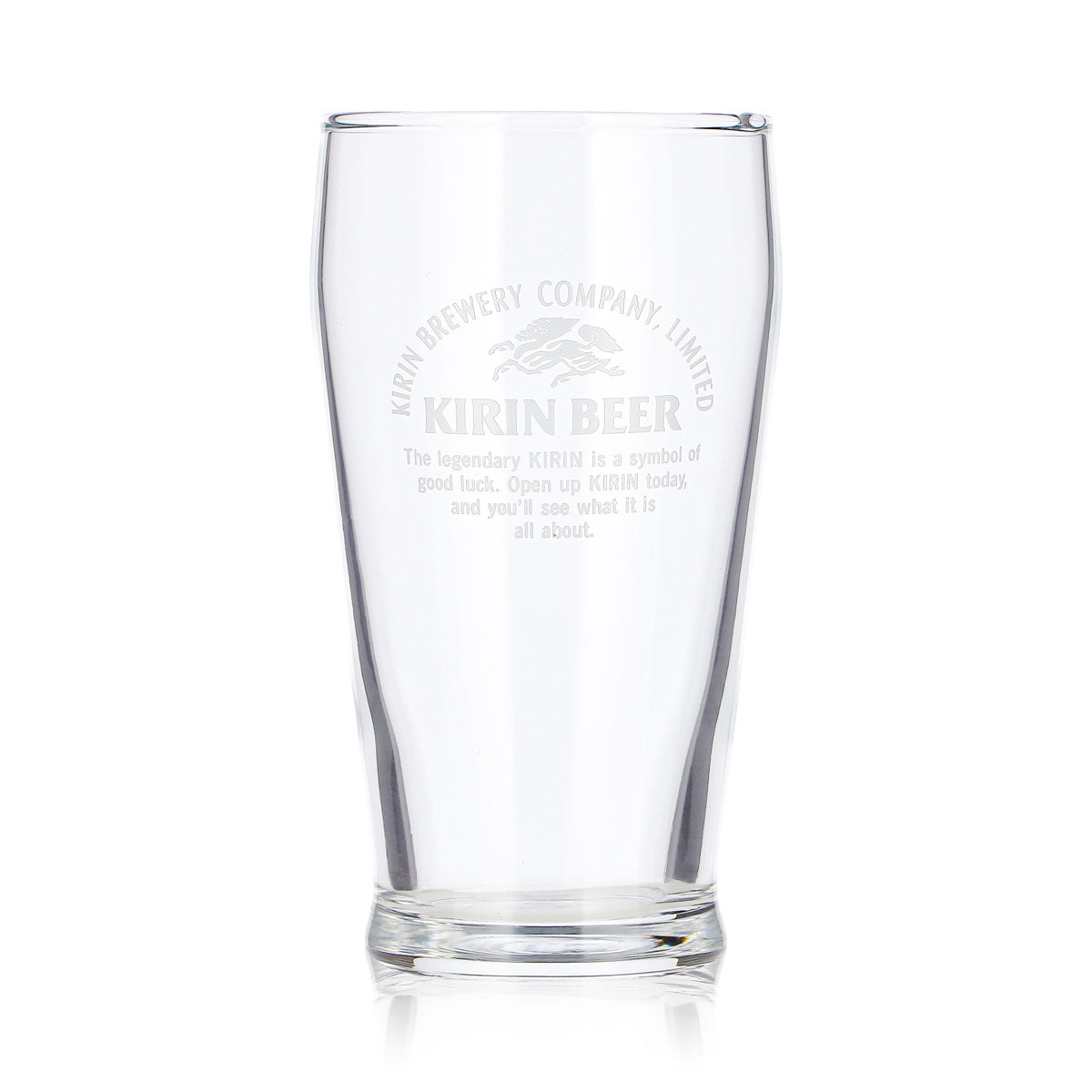 6x Kirin Ichiban Bier Glas 0,17l Becher weißes Logo – Ansicht 3