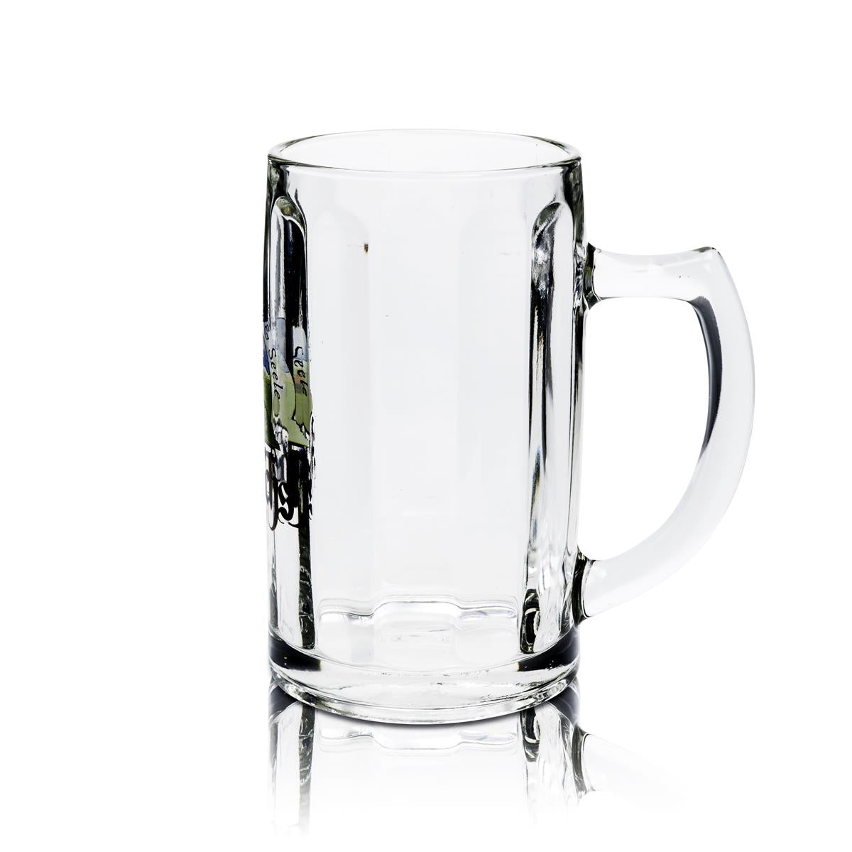 6x Kloster Andechs Bier Glas 0,3l Glückauf Krug – Ansicht 4