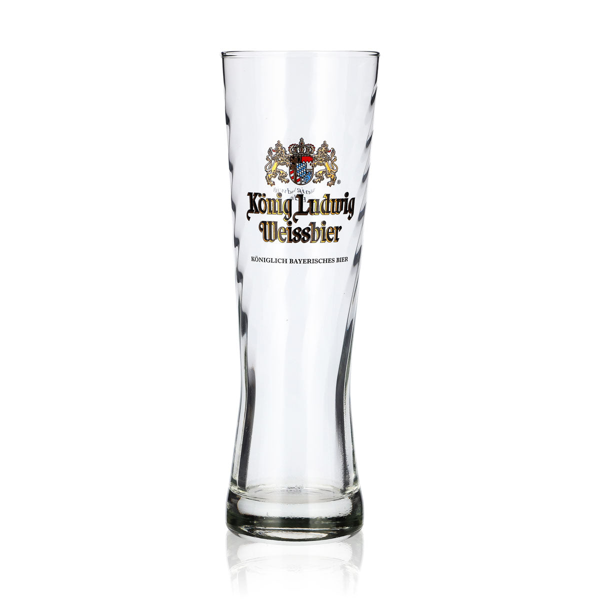 6x König Ludwig Bier Glas 0,25l Weissbier Relief Rastal (6er Set) – Ansicht 2
