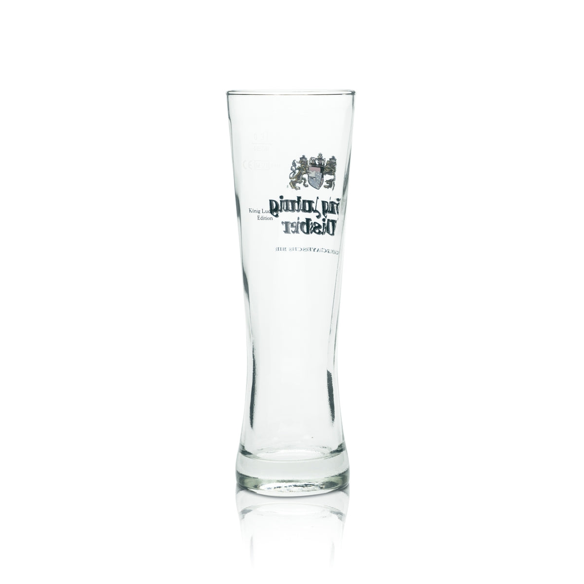 6x König Ludwig Bier Glas 0,3l Weißbier Hefe Weizen Pokal Gläser Gastro Geeicht – Ansicht 3