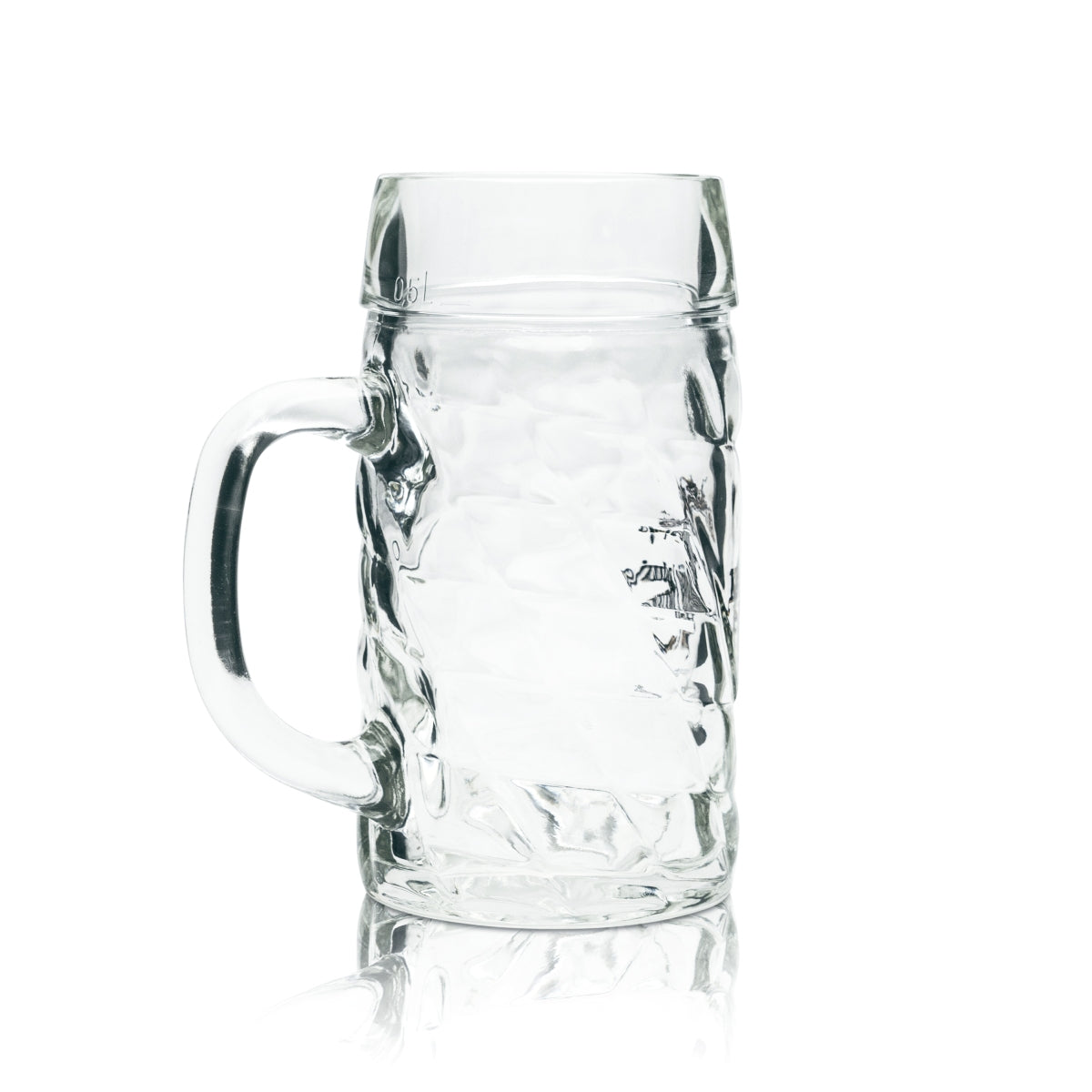 6x König Ludwig Bier Glas 0,5l Krug Raute Seidel Sahm Relief Gläser Henkel Krüge – Ansicht 4