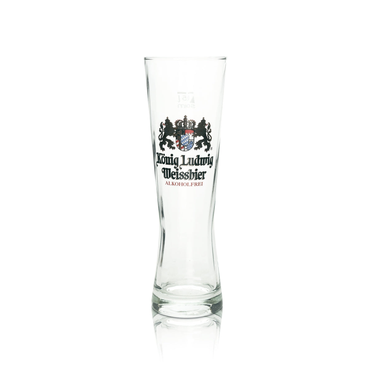 6x König Ludwig Bier Glas 0,5l Weißbier Alkoholfrei Relief Hefe Weizen Gläser – Ansicht 2