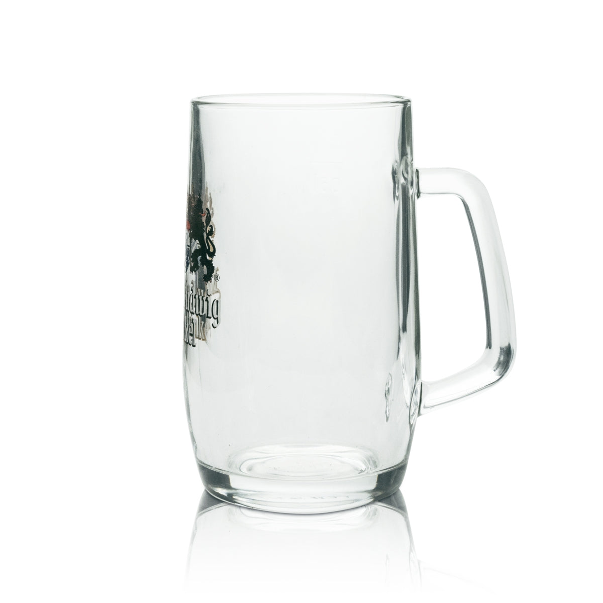 6x König Ludwig Bier Glas 0,5l Seidel Dunkel Sahm Henkel Gläser Krüge Krug Beer – Ansicht 3