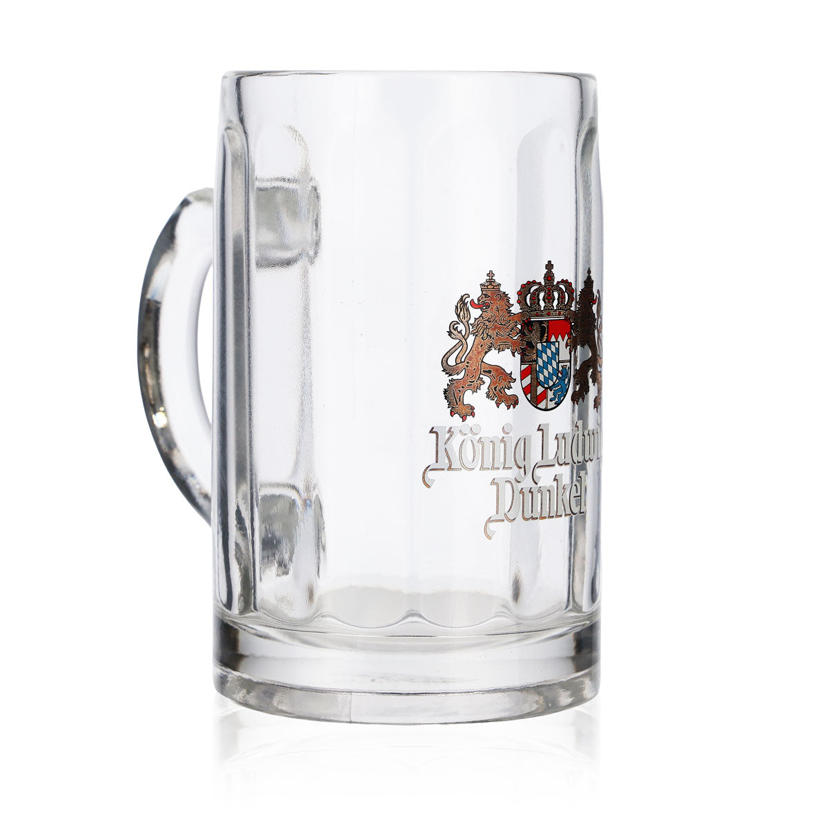 6x König Ludwig Bierglas Seidel Krüge 0,3l Krug weiße Schrift Rastal Glückauf – Ansicht 3