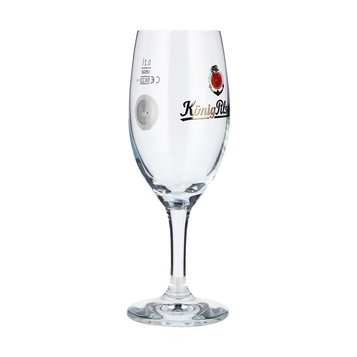 6x König Pilsener Bier Glas 0,2l Pokal NFC Tag Rastal Tulpe Bierglas (6er Set) – Ansicht 3