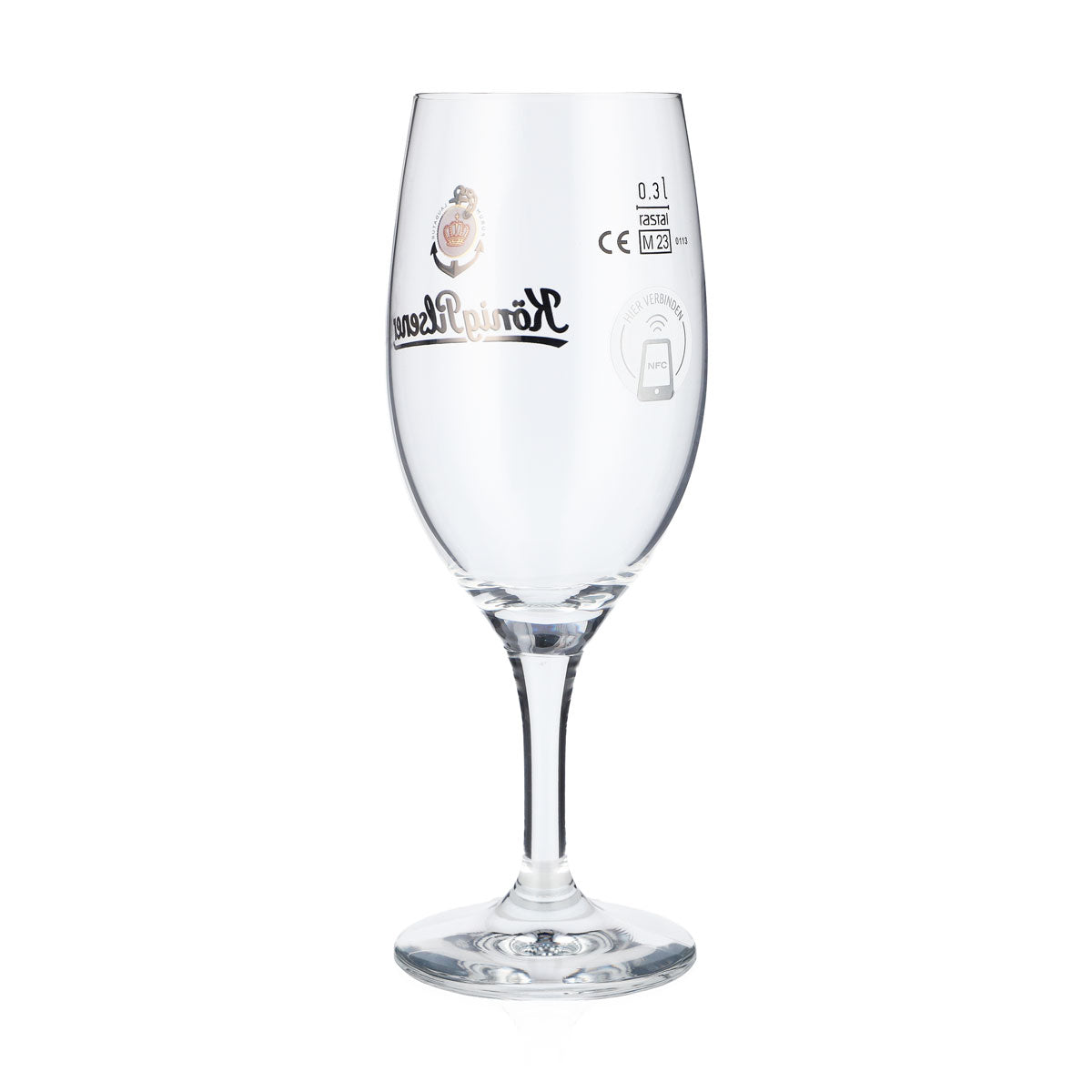 6x König Pilsener Bier Glas Biergläser Gläser 0,3l Pokal Ritzenhoff Tulpe NFC Tag – Ansicht 4