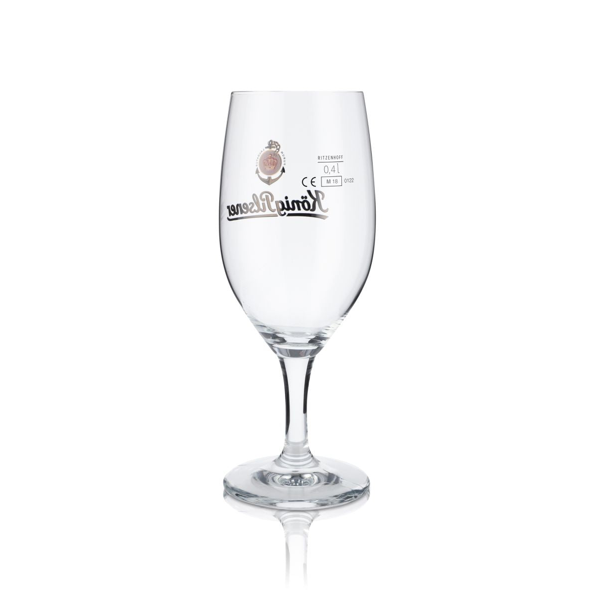 6x König Pilsener Bierglas 0,4l Pilsener Pokal Tulpe Gläser Set Brauerei Gastro – Ansicht 3
