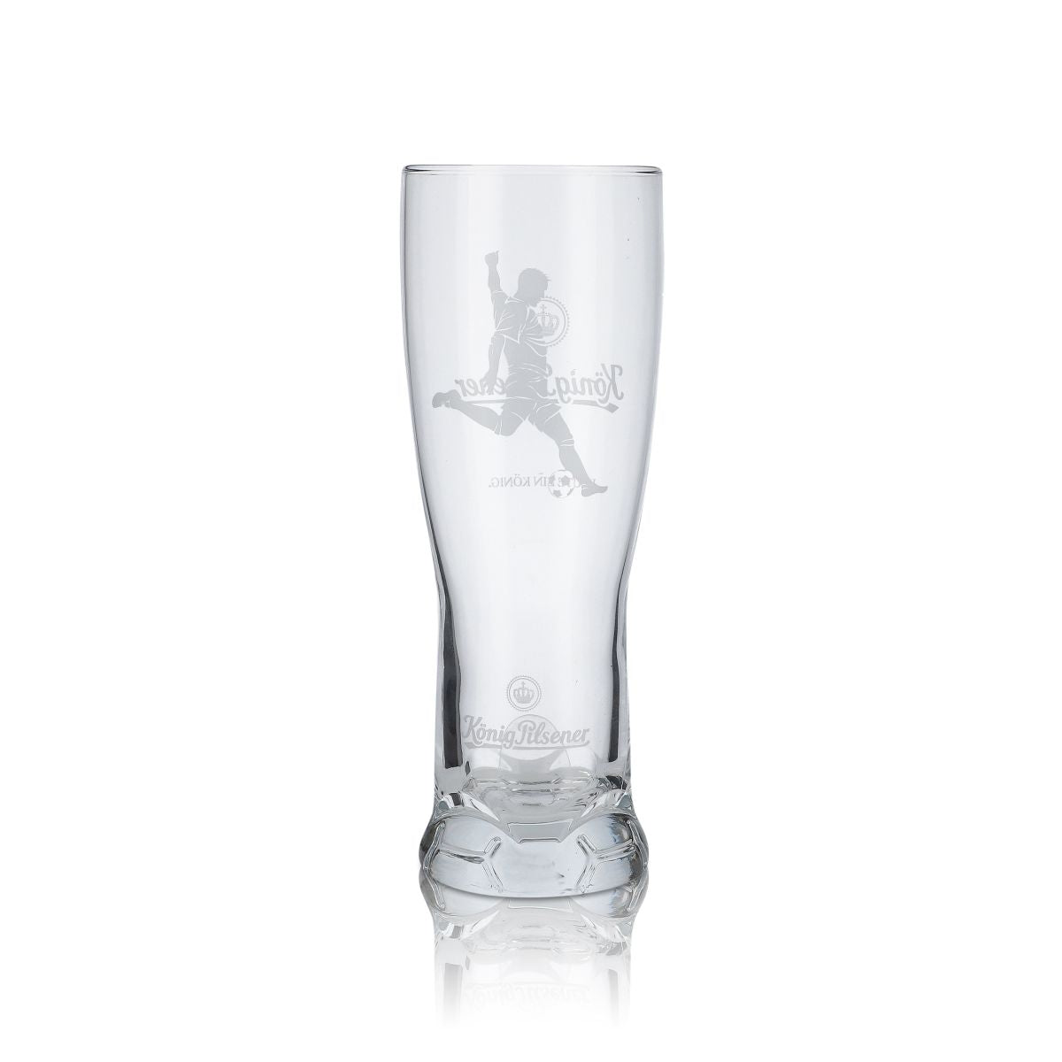 6x König Pilsener Gläser Bier 0,3l Glas Bierkrug Biergläser "Torjäger" – Ansicht 2