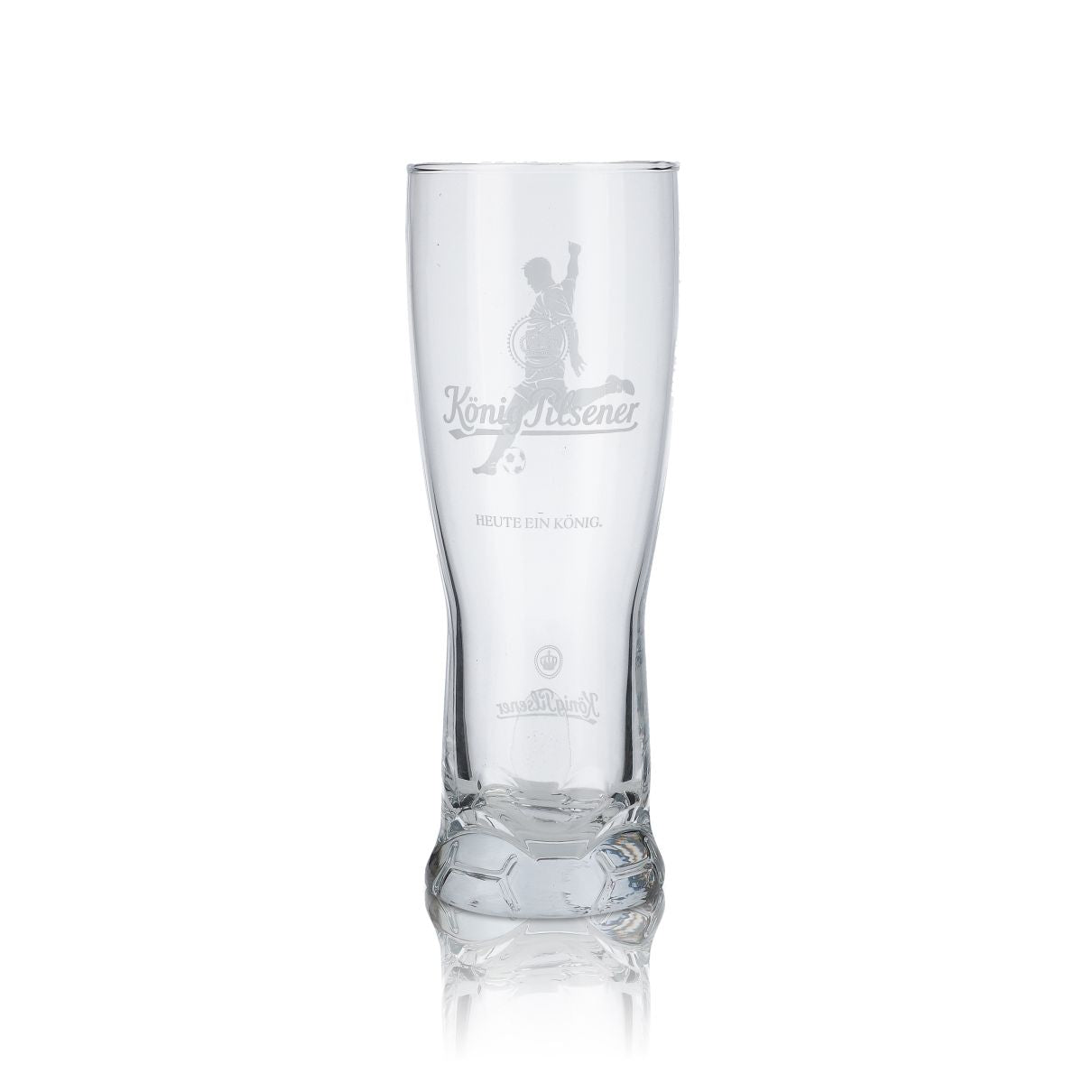 6x König Pilsener Gläser Bier 0,3l Glas Bierkrug Biergläser "Torjäger" – Ansicht 3