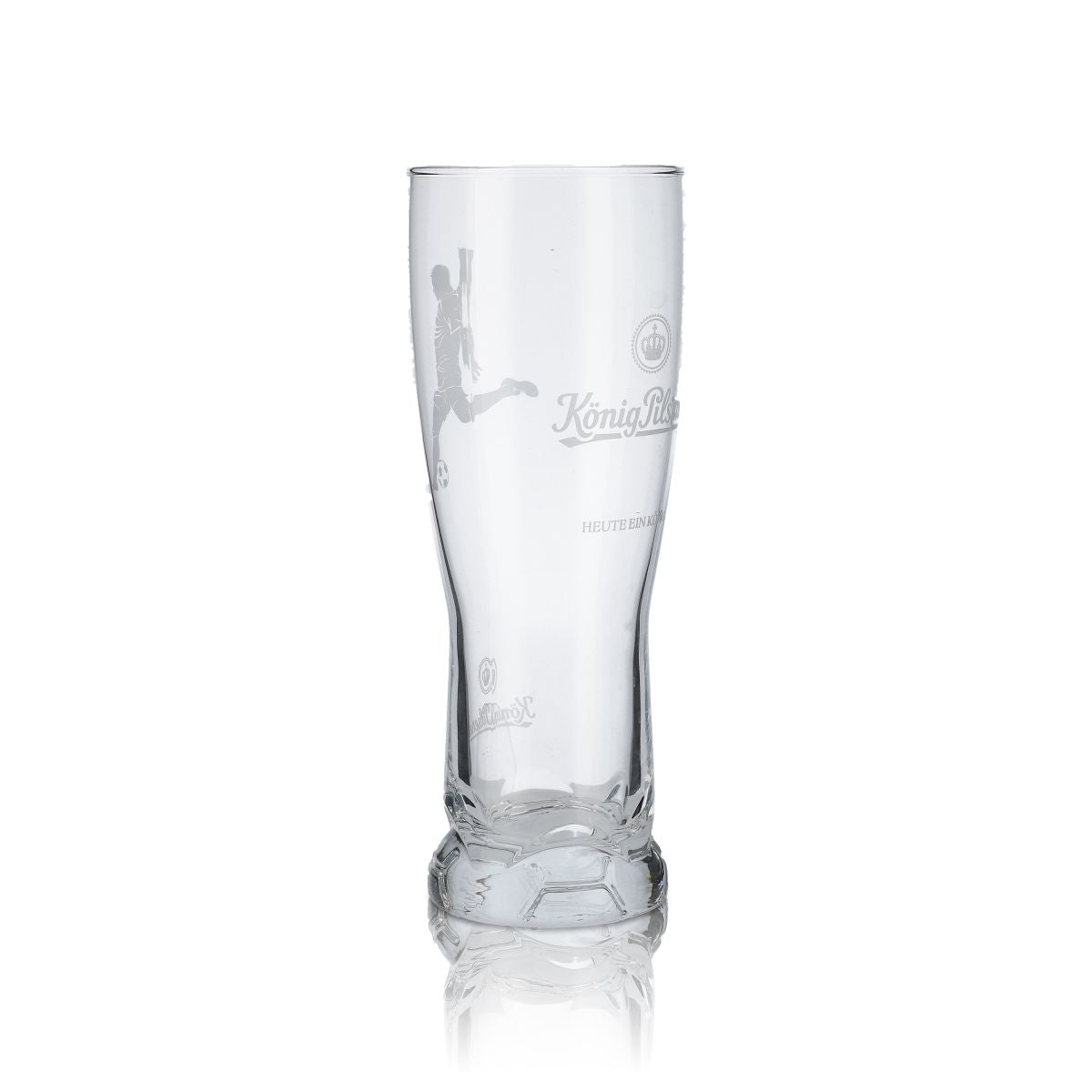 6x König Pilsener Gläser Bier 0,3l Glas Bierkrug Biergläser "Torjäger" – Ansicht 4