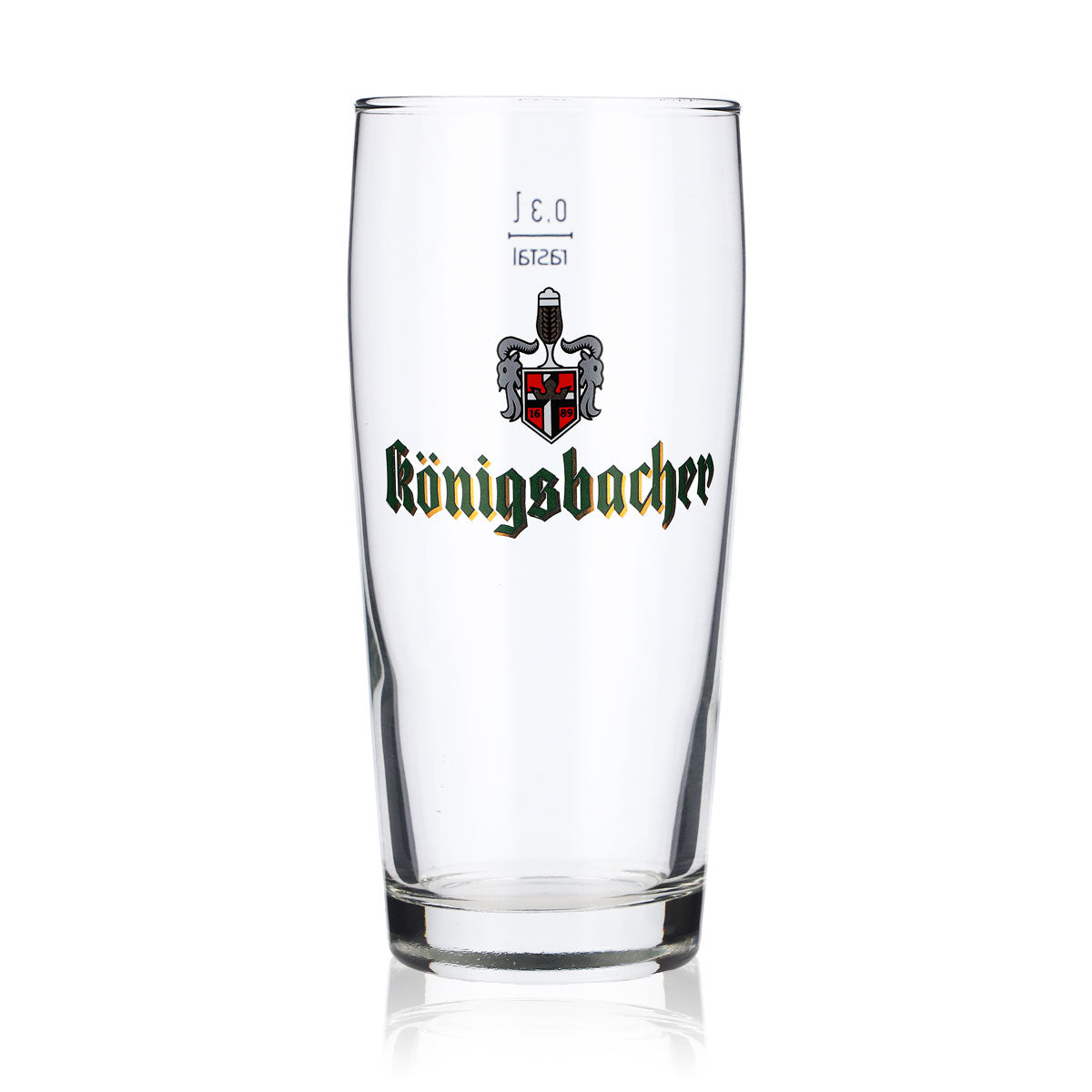 6x Königsbacher Bier Willibecher 0,3l Becher Biergläser Bierglas konisch – Ansicht 2