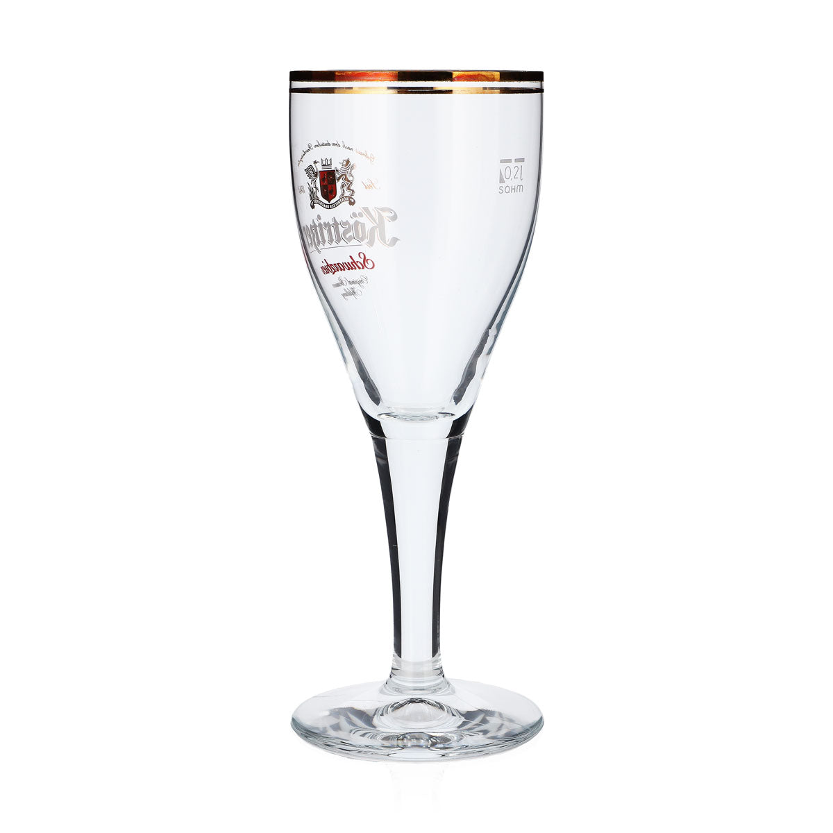 6x Köstritzer Bier Glas Biergläser 0,2l Pokal roter Schriftzug "Schwarzbier" – Ansicht 4