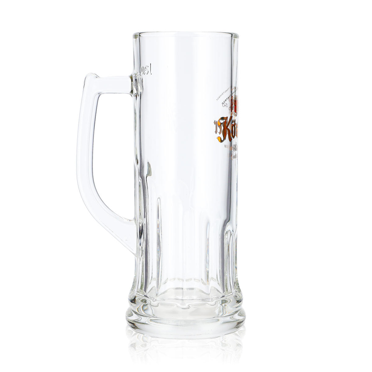 6x Köstritzer Bier Glas Krug 0,5l Relief gerade Ausführung Rastal (6er Set) – Ansicht 4