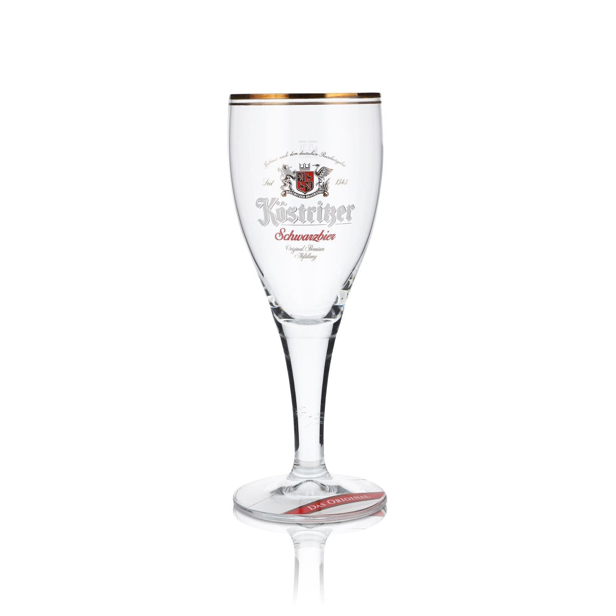 6x Köstritzer Glas 0,3l Pokalglas Biergläser Set Schwarzbier Original Brauerei – Ansicht 2