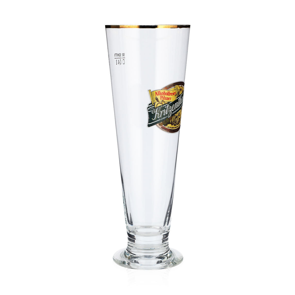 6x Kritzenthaler Bier Glas 0,4l Tulpe Alkoholfrei Goldrand Sahm Florenz – Ansicht 3