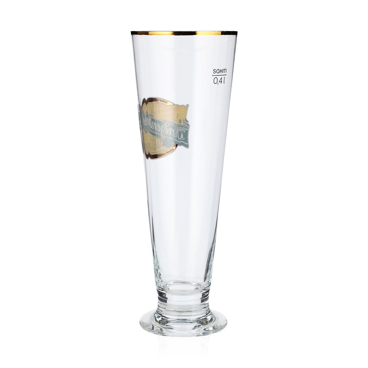 6x Kritzenthaler Bier Glas 0,4l Tulpe Alkoholfrei Goldrand Sahm Florenz – Ansicht 4