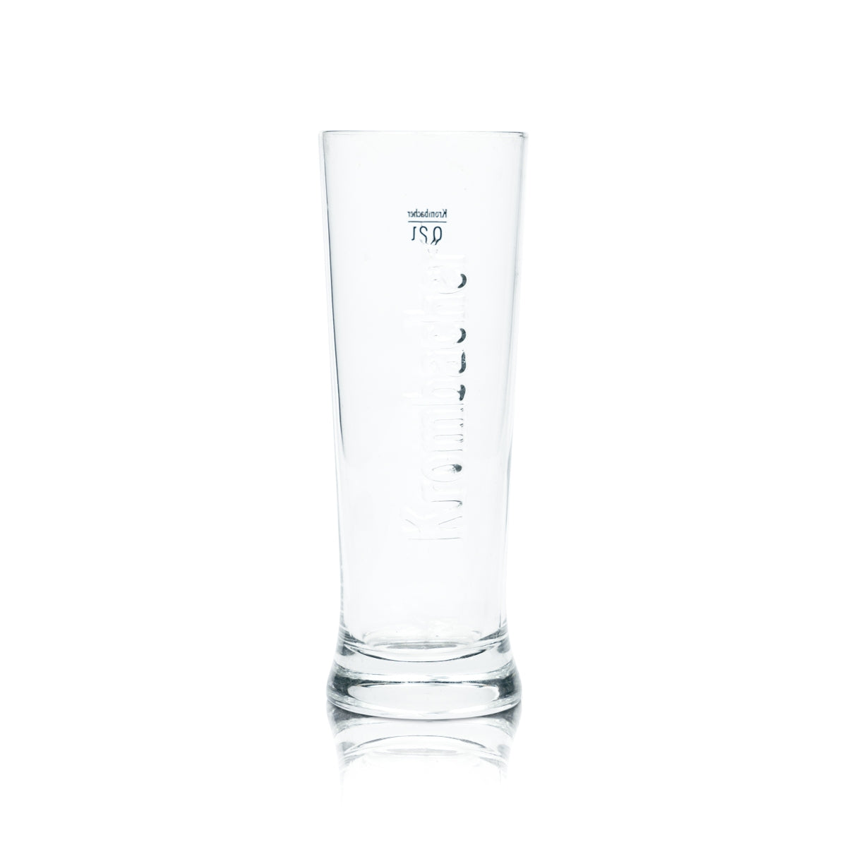 6x Krombacher Bier Glas 0,2l Becher Star Cup Sahm Relief Gläser Kontur Brauerei – Ansicht 2