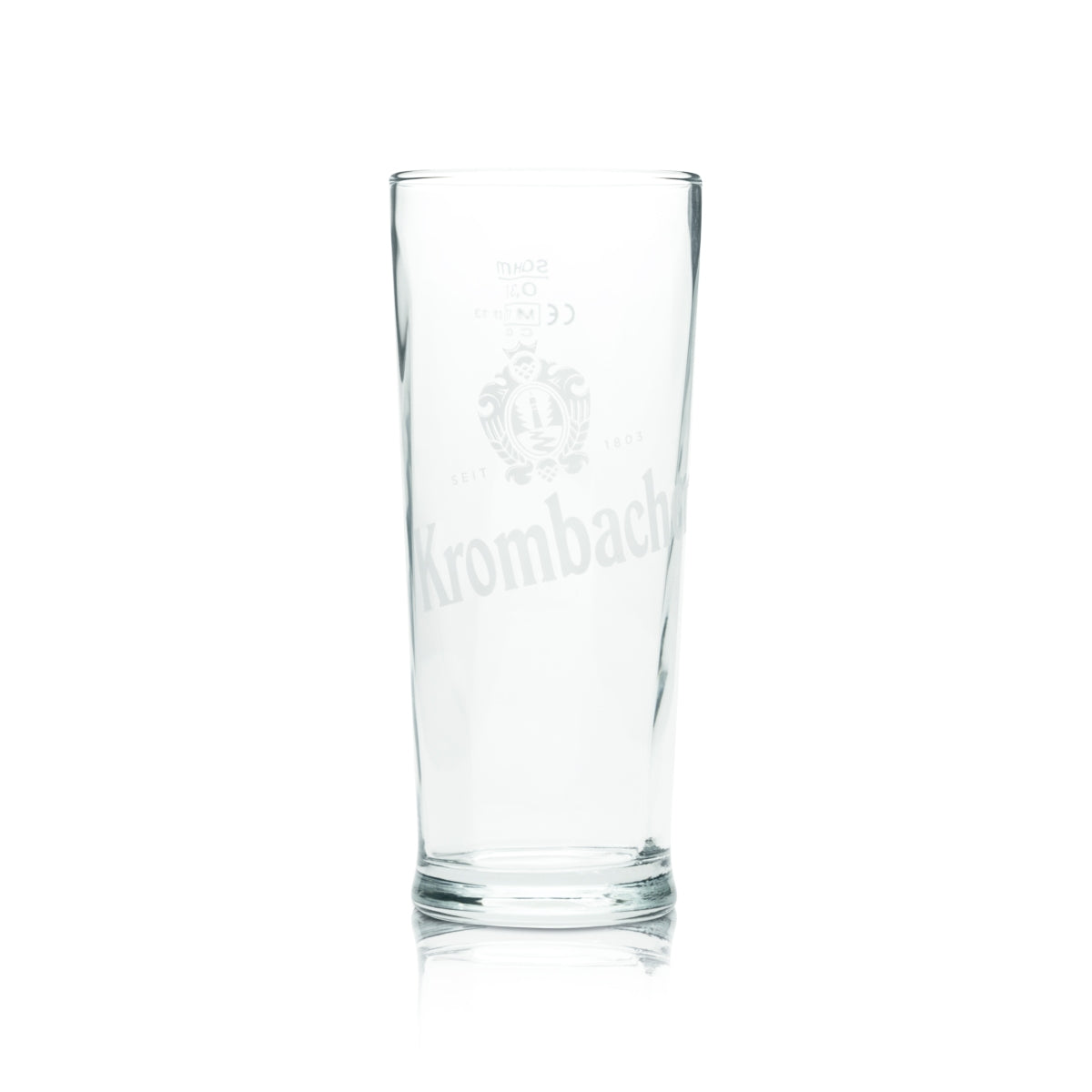 6x Krombacher Bier Glas 0,3l Becher Pokal Gläser Gastro Bar Kneipe Willi Beer – Ansicht 2