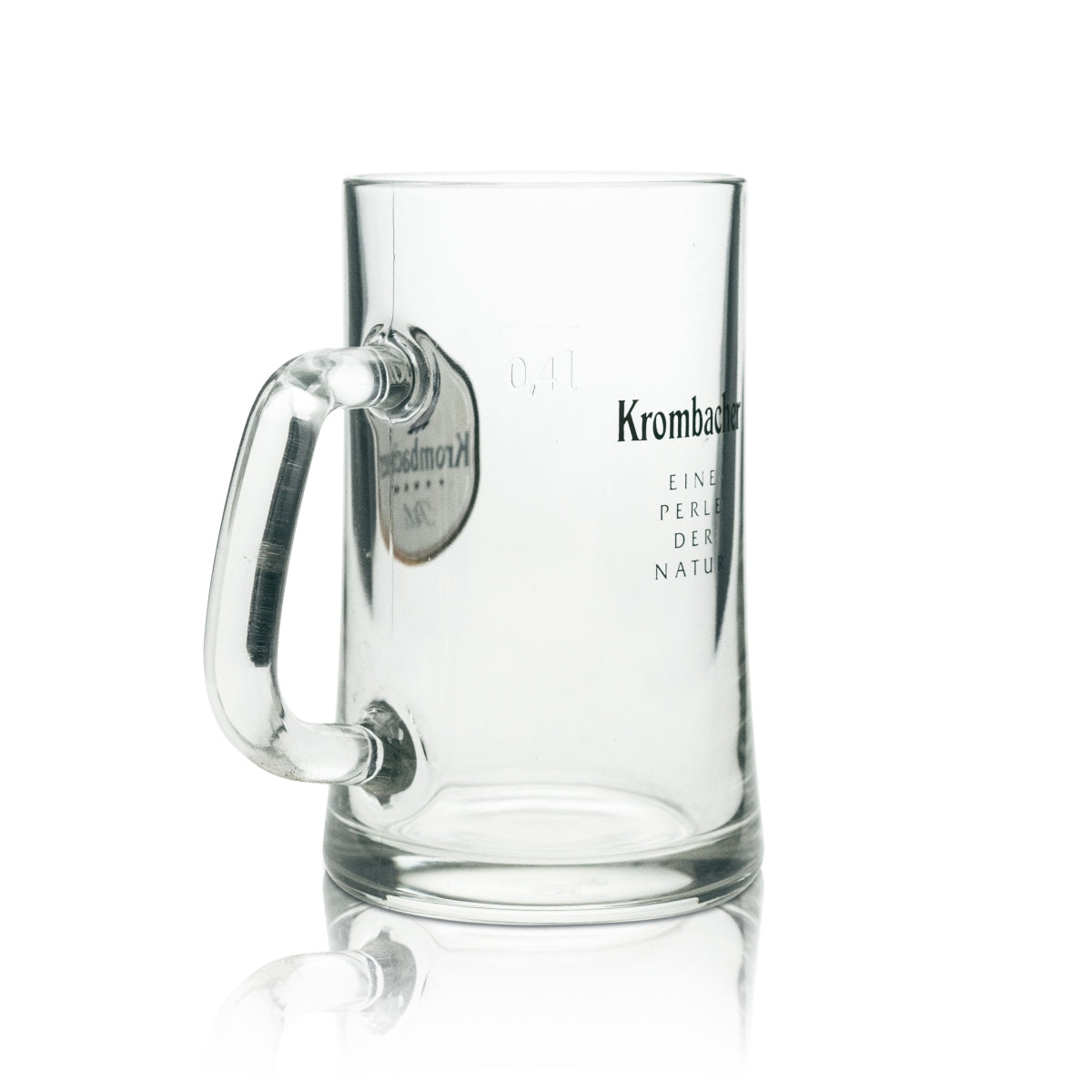 6x Krombacher Bier Glas Krug 0,4l Sahm Eine Perle der Natur – Ansicht 3