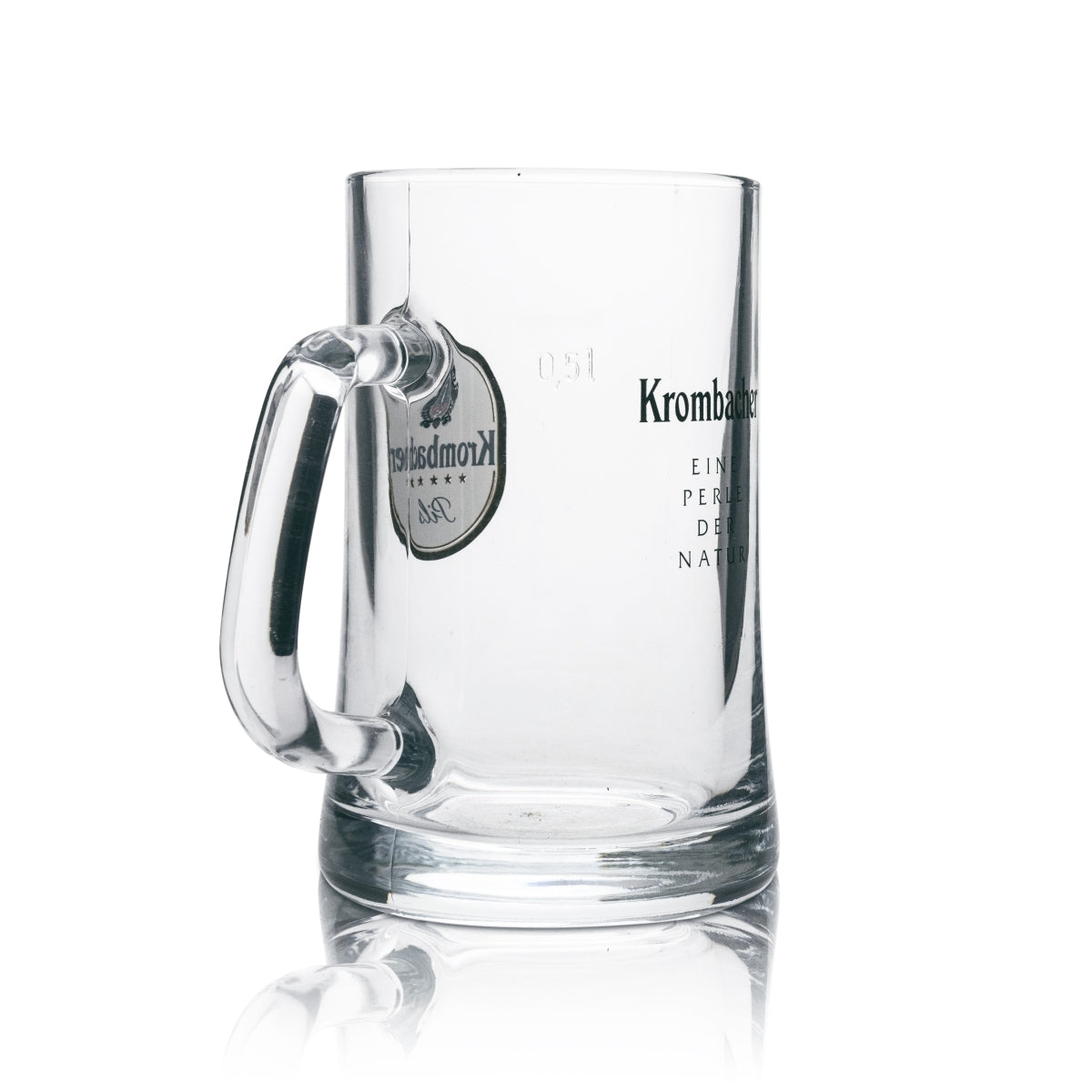 6x Krombacher Bier Glas Krug 0,5l "Eine Perle der Natur" Sahm – Ansicht 4