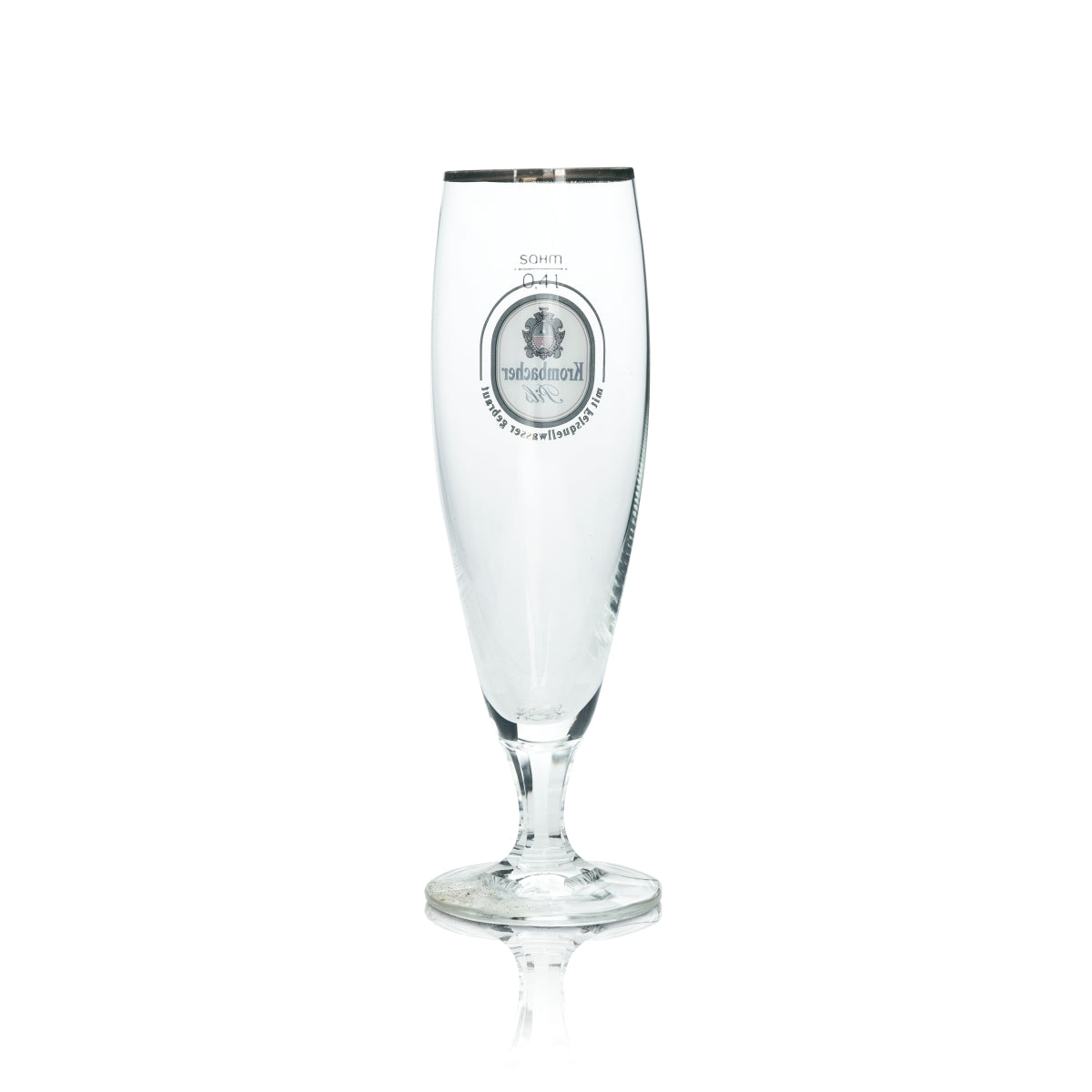 6x Krombacher Bier Glas Pokal Exklusiv 0,4l Tulpe Gläser Pils Kelch Sahm Export – Ansicht 3