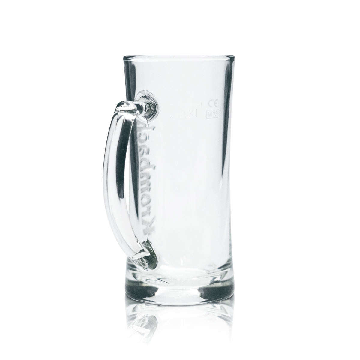 6x Krombacher Glas 0,3l Bier Krug Humpen Seidel Kontur Relief Gläser Gastro Bar – Ansicht 3