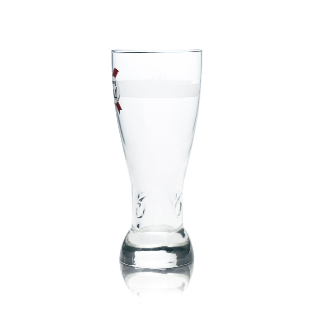 6x Kronenbourg 1664 Bier Glas 0,25l Becher Pokal Kontur Gläser France Pale Lager – Ansicht 3