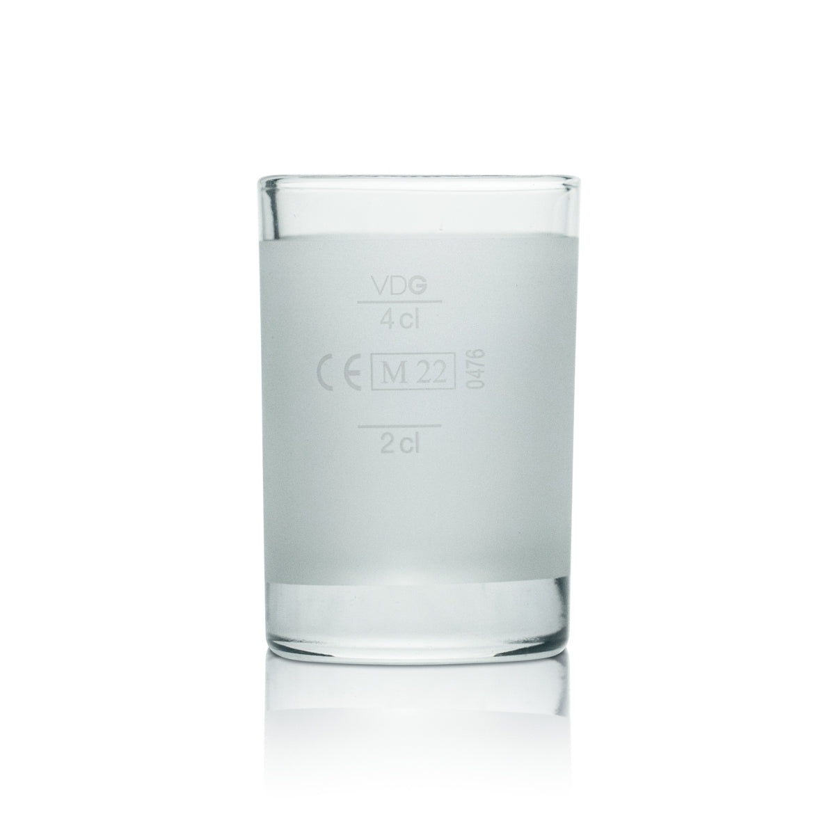 6x Küstennebel Glas 4cl (40ml) Shot Kurze Stamper Schnaps Gläser Frosted Gastro – Ansicht 3