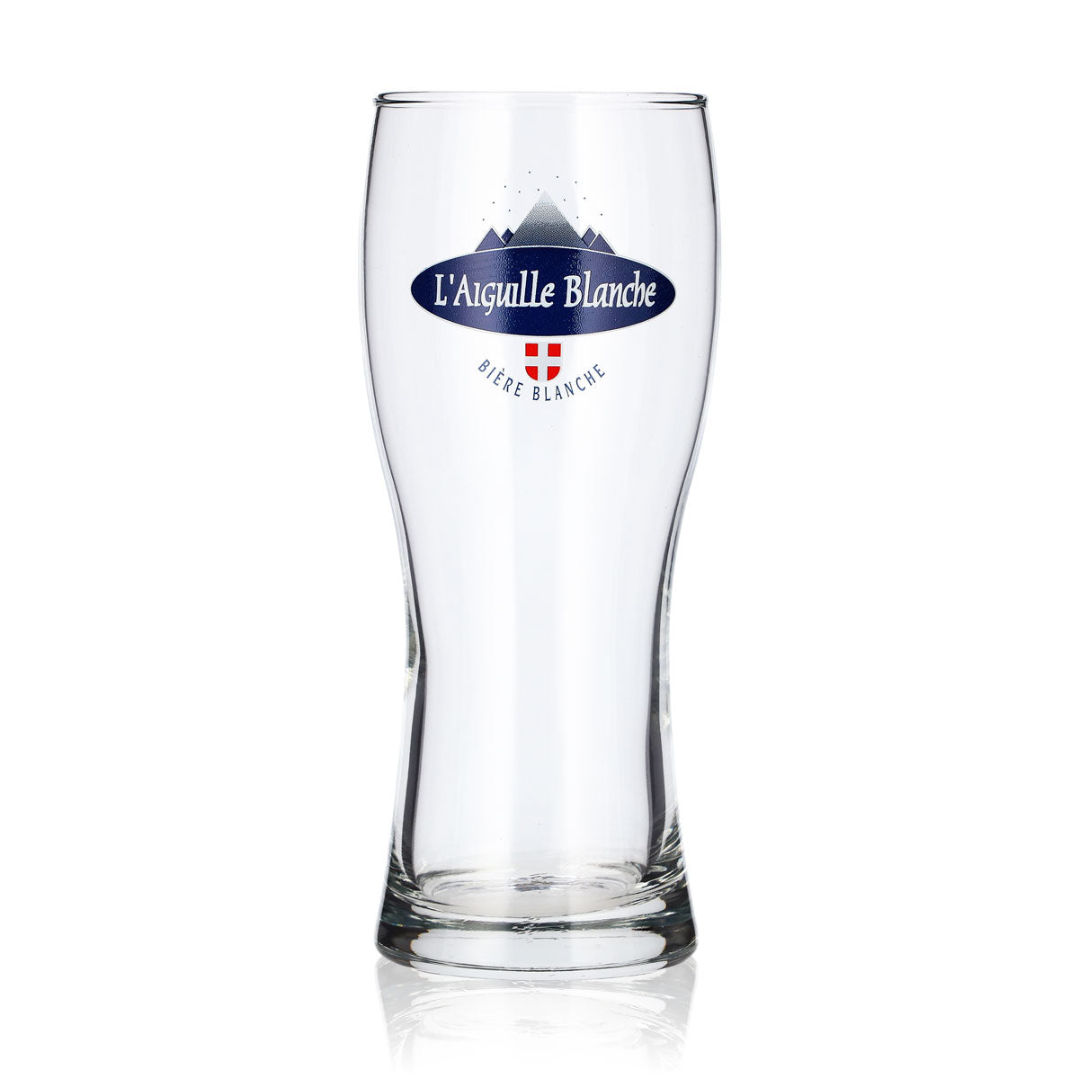 6x L´Aiguille Bier Glas 0,33l Becher blaues Logo Bierglas Willibecher (6er Set) – Ansicht 2