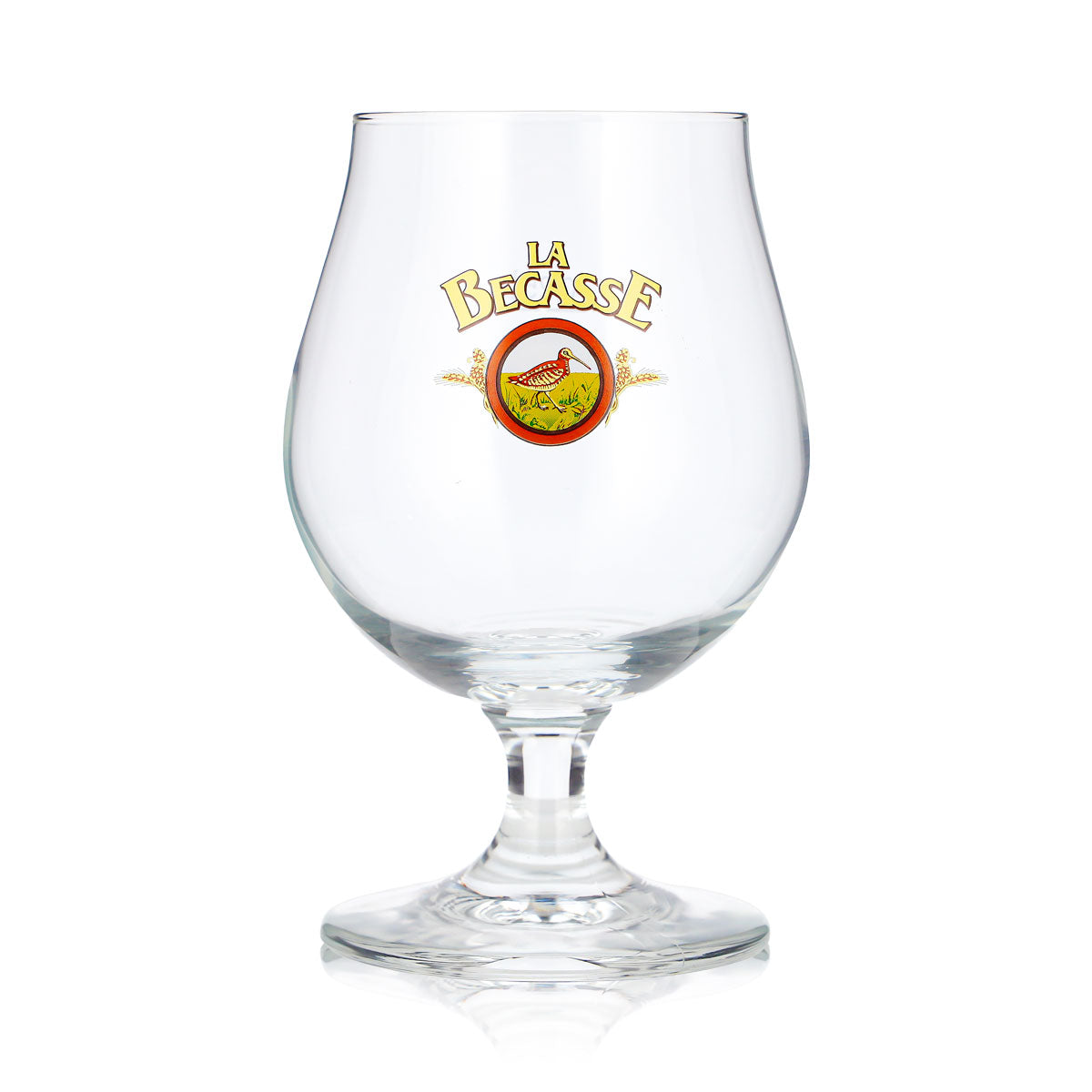 6x La Becasse Bier Glas Schwenkergläser 0,25l Tulpe braunes Logo Ritzenhoff – Ansicht 3