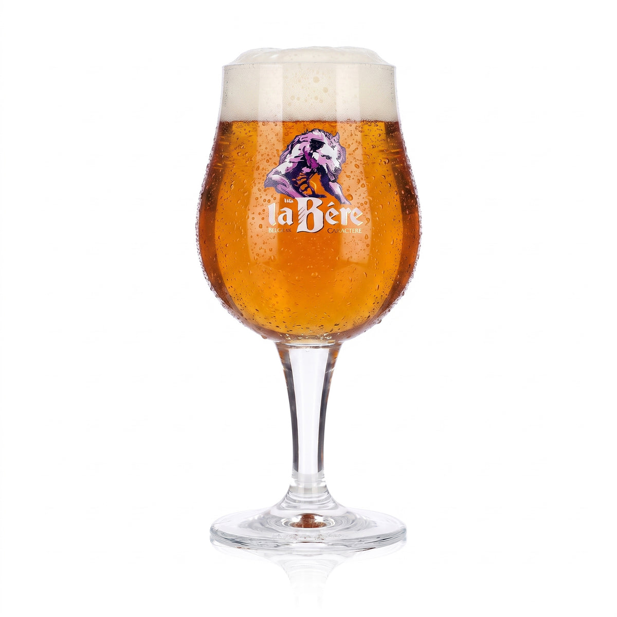 6x La Bete Bier Glas 0,25l Pokal Werwolf-Motiv Ritzenhoff – Ansicht 2